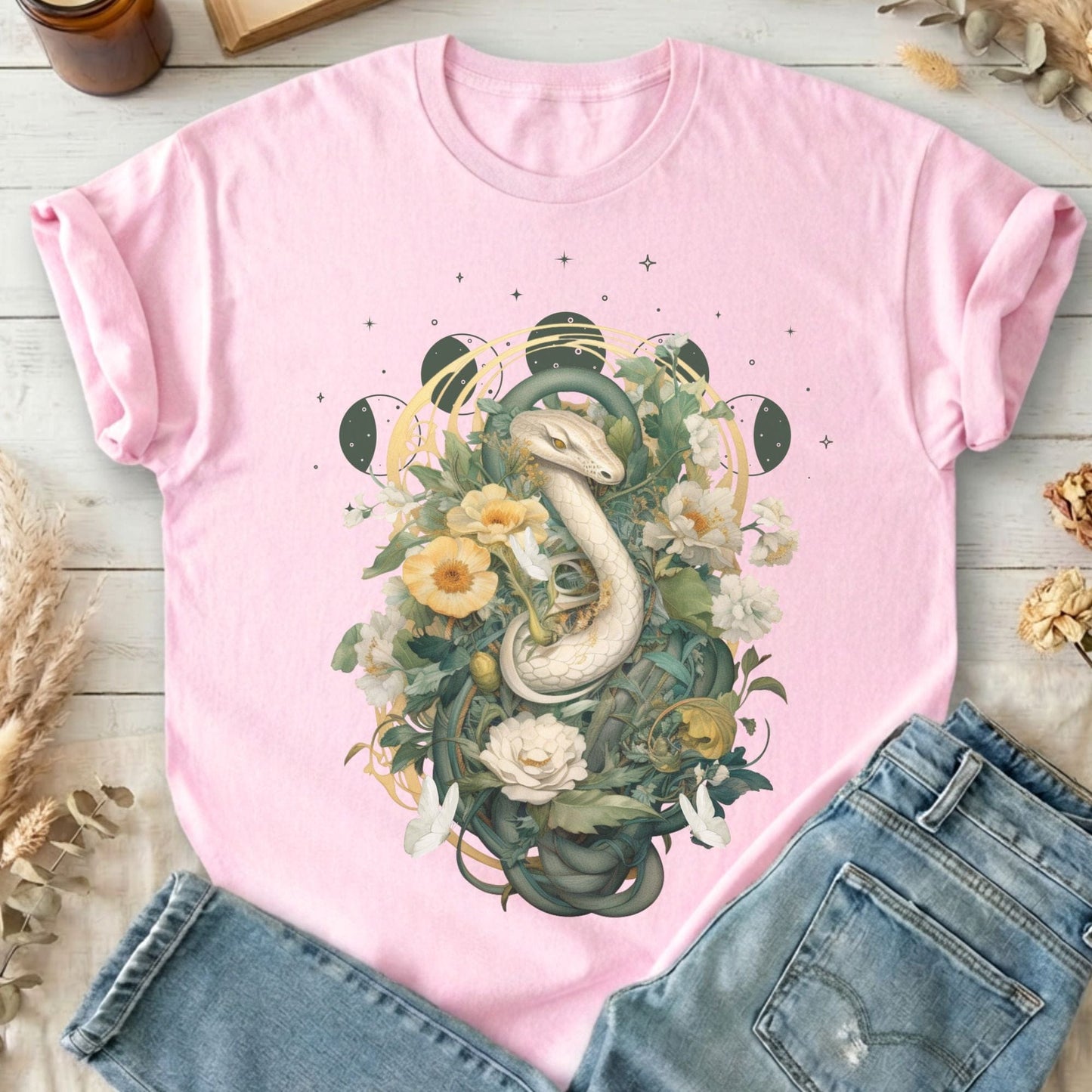 T-Shirt Light Pink / S Design 45 T-Shirt The Mystic Eden