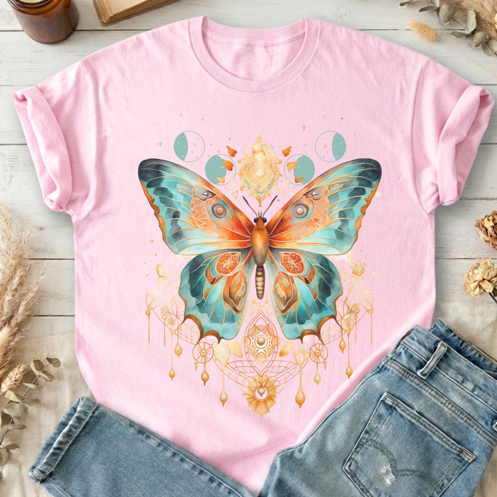 T-Shirt Light Pink / S Design 46 T-Shirt The Mystic Eden