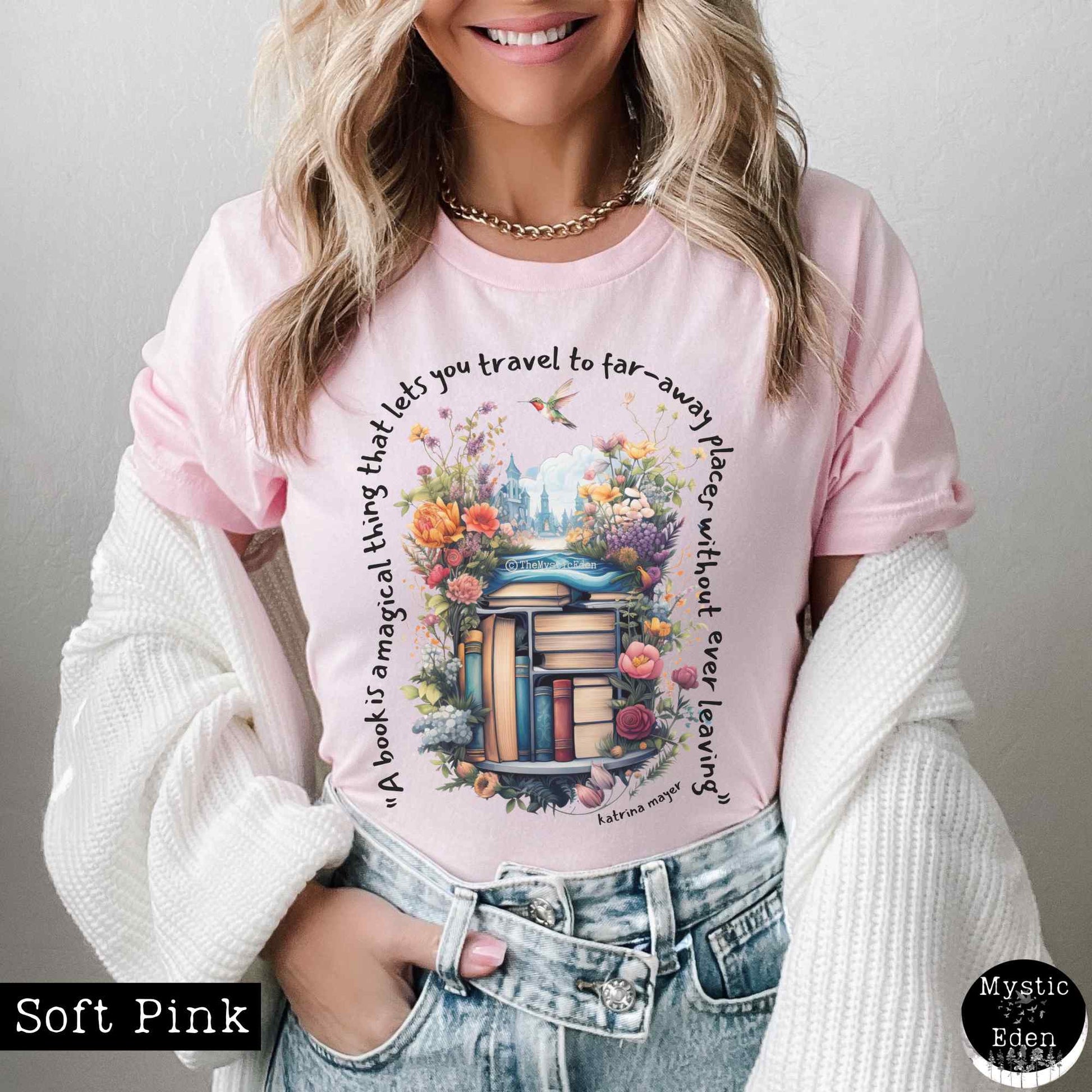 T-Shirt Magical book shirt The Mystic Eden