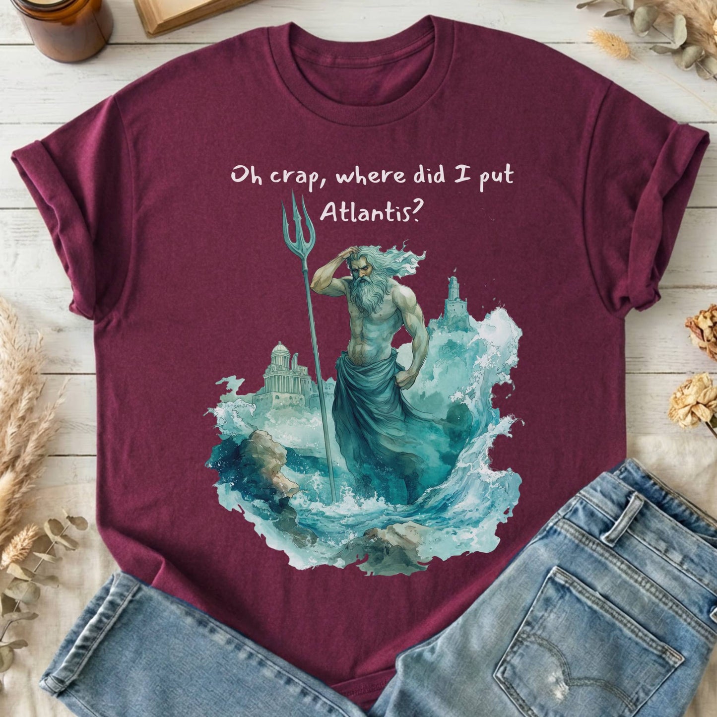 T-Shirt Maroon / S Design 102 T-Shirt The Mystic Eden