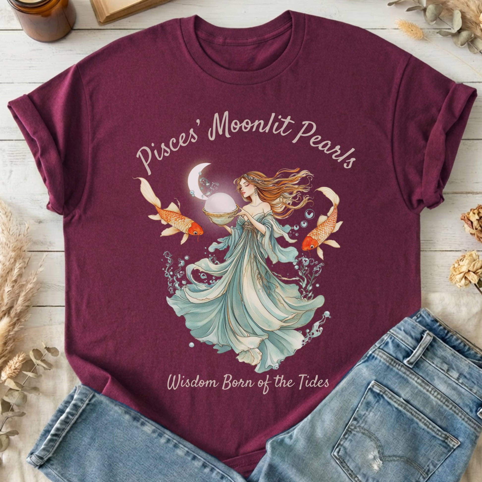 T-Shirt Maroon / S Design 150 T-Shirt The Mystic Eden
