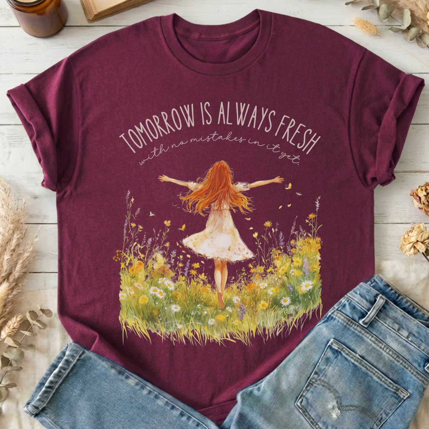 T-Shirt Maroon / S Design 172 T-Shirt The Mystic Eden