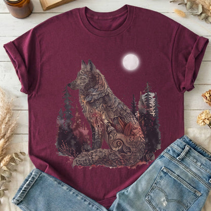 T-Shirt Maroon / S Design 210 T-Shirt The Mystic Eden