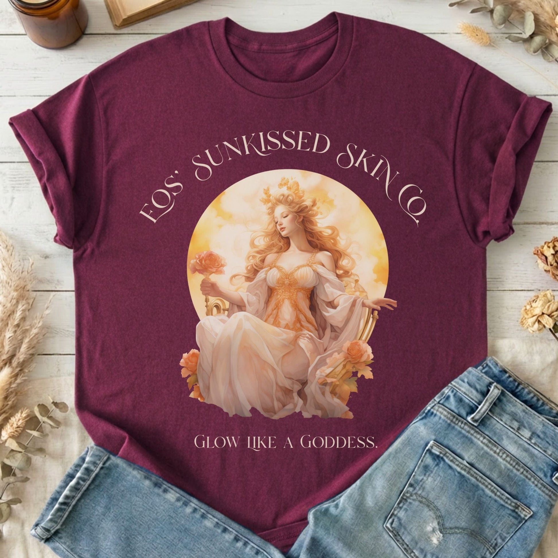 T-Shirt Maroon / S Design 219 T-Shirt The Mystic Eden