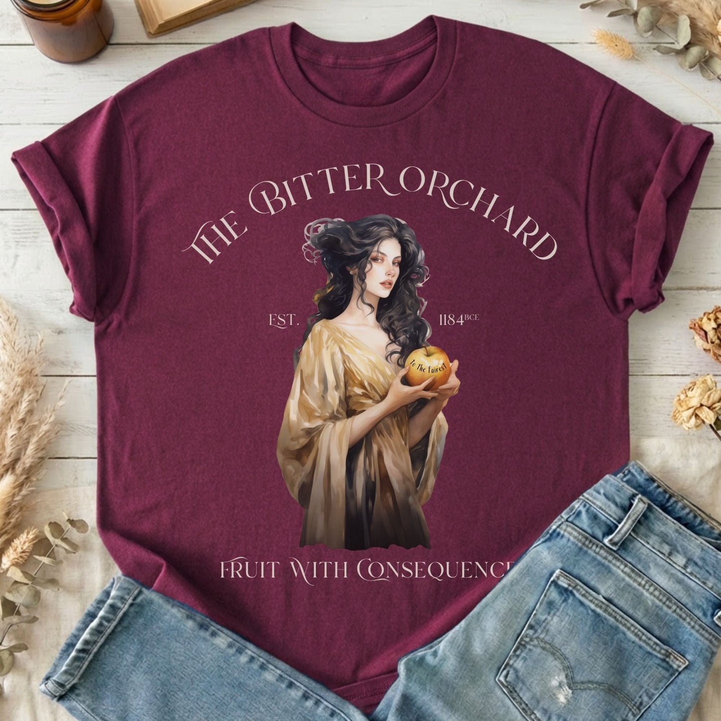T-Shirt Maroon / S Design 220 T-Shirt The Mystic Eden