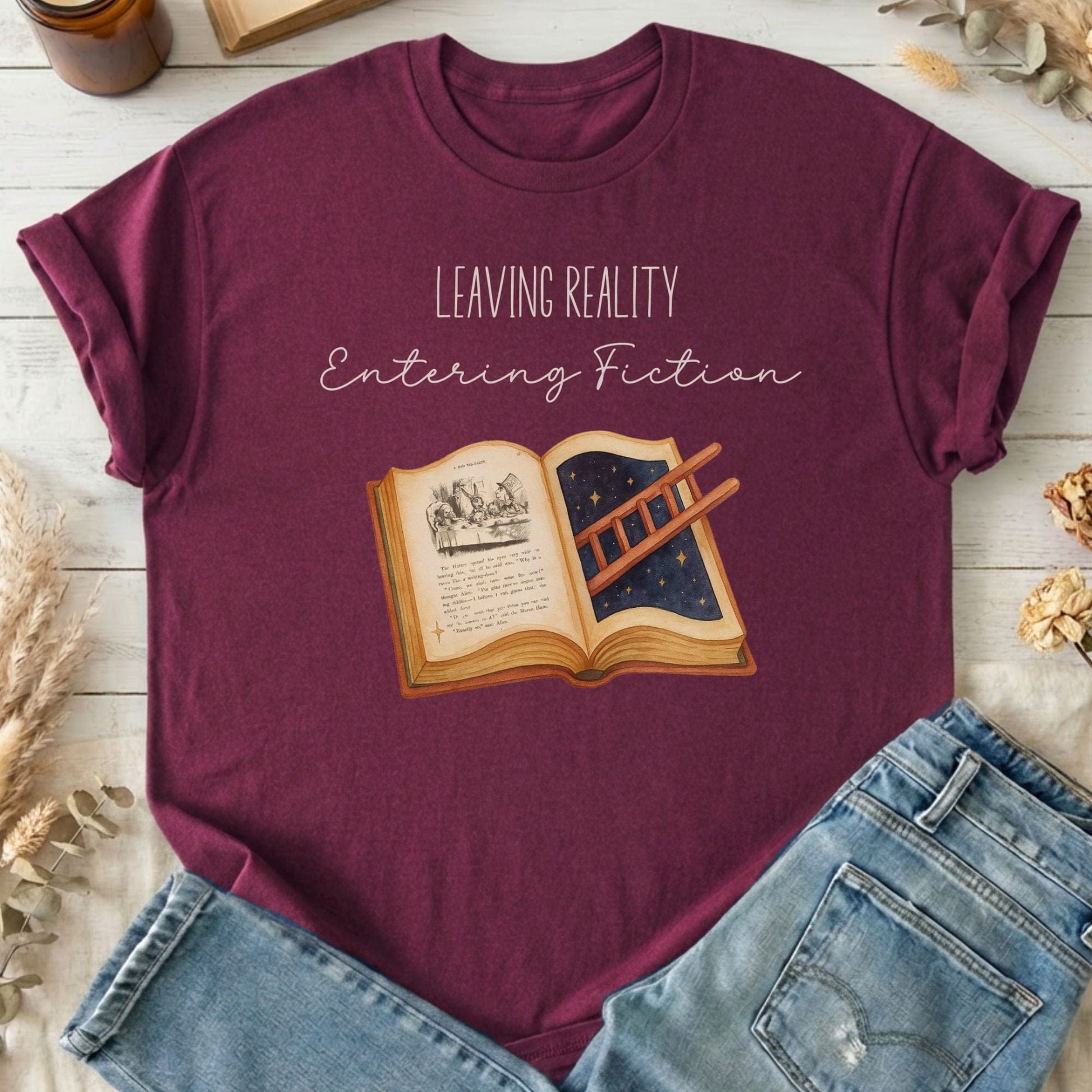 T-Shirt Maroon / S Design 221 T-Shirt The Mystic Eden