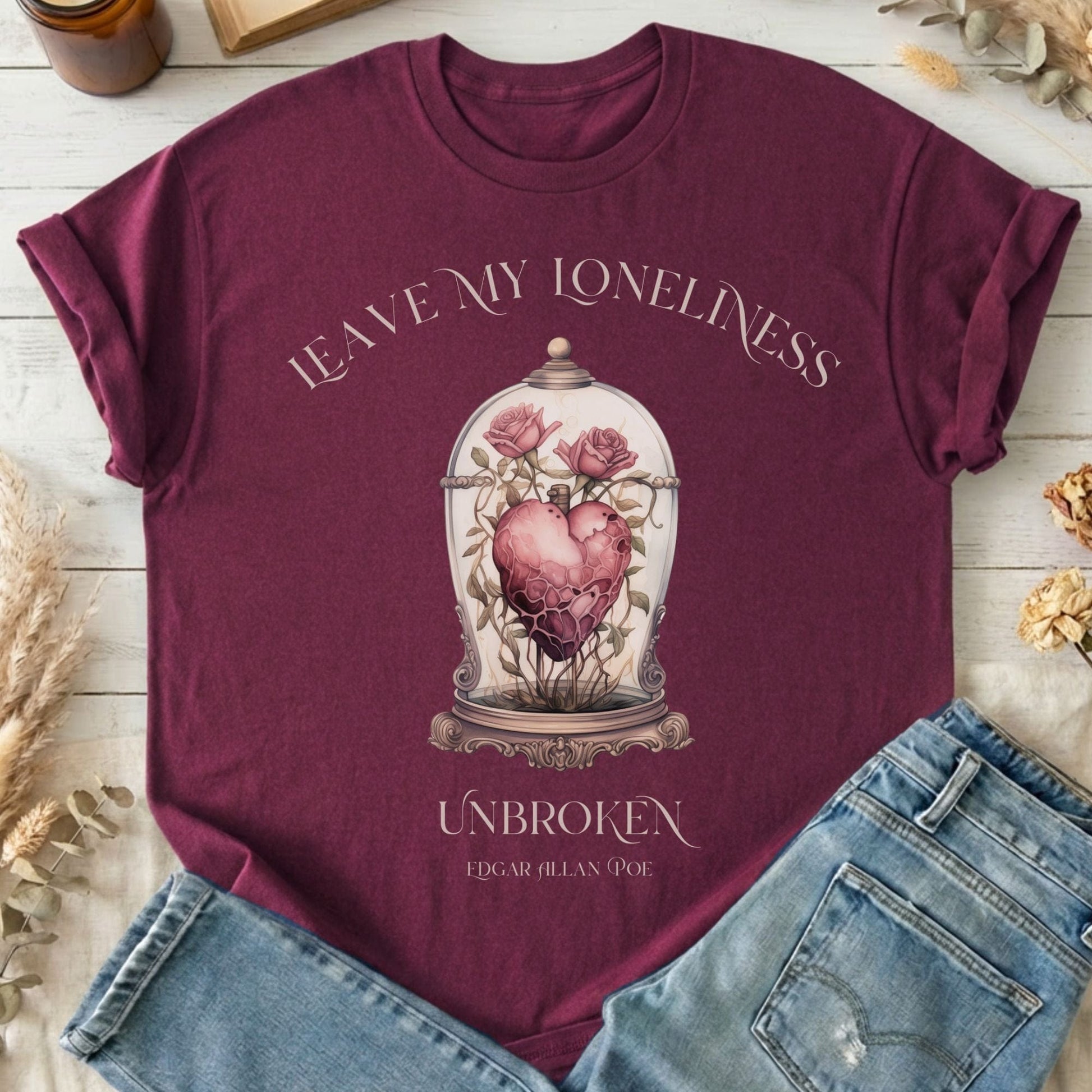 T-Shirt Maroon / S Design 224 T-Shirt The Mystic Eden