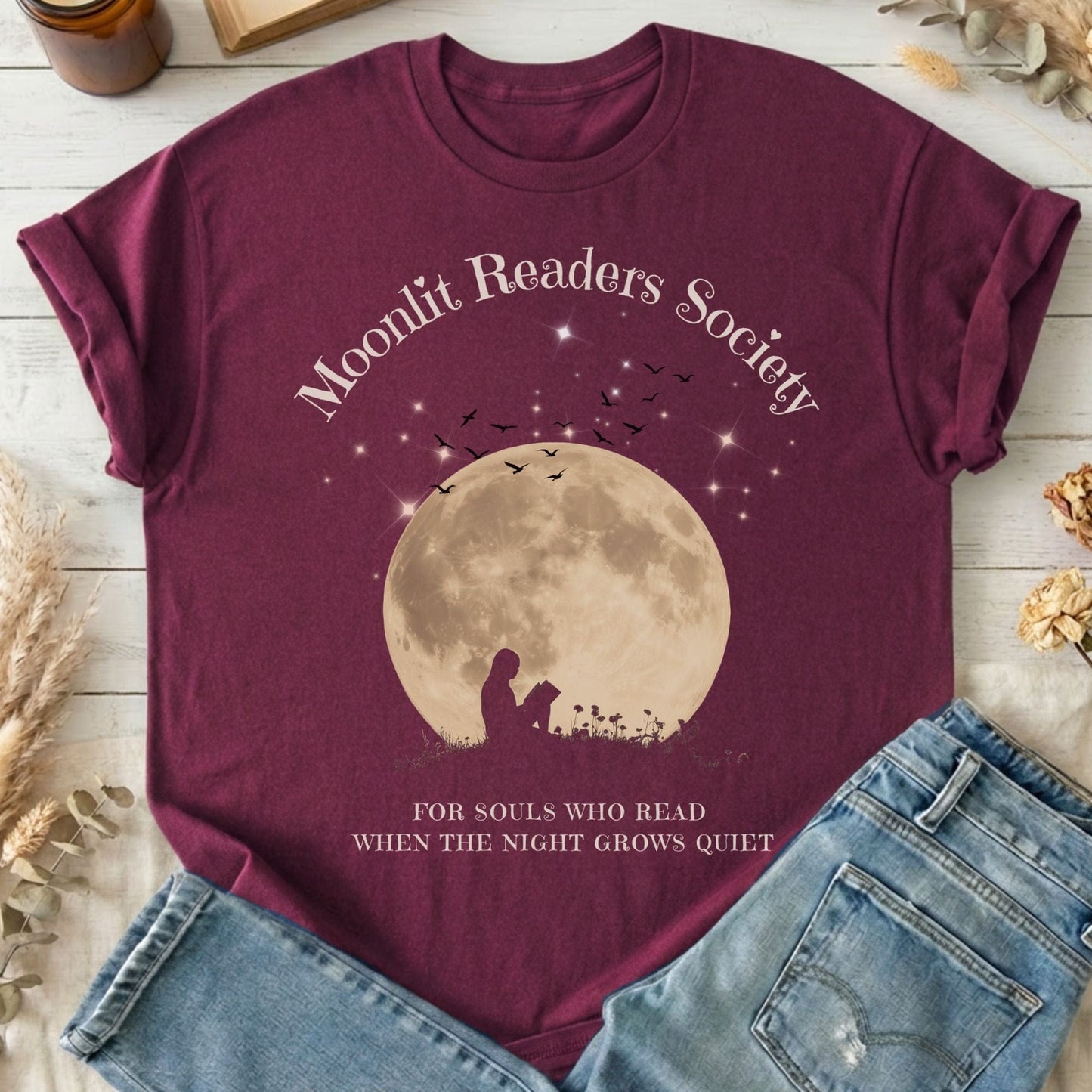 T-Shirt Maroon / S Design 241 T-Shirt The Mystic Eden