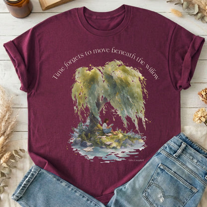 T-Shirt Maroon / S Design 244 T-Shirt The Mystic Eden
