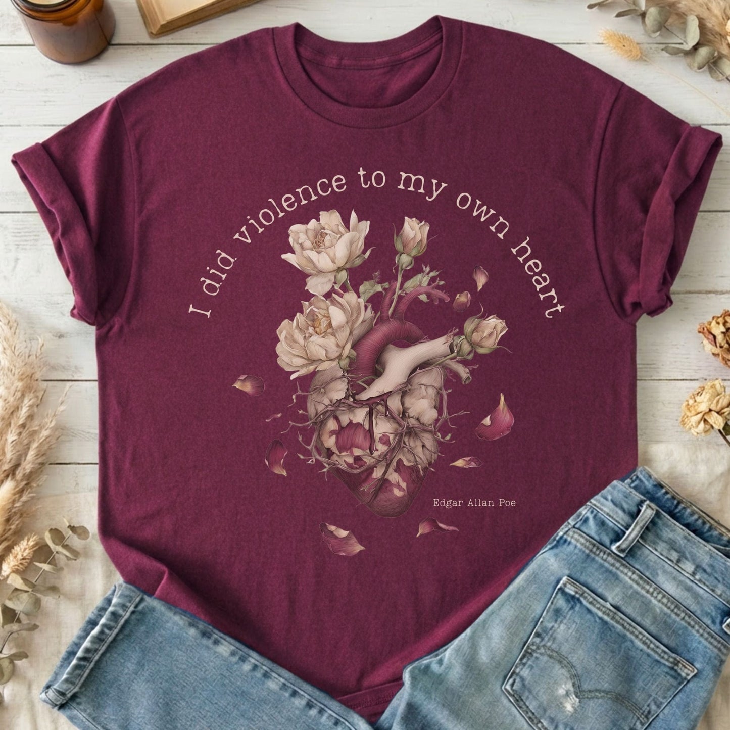 T-Shirt Maroon / S Design 252 T-Shirt The Mystic Eden