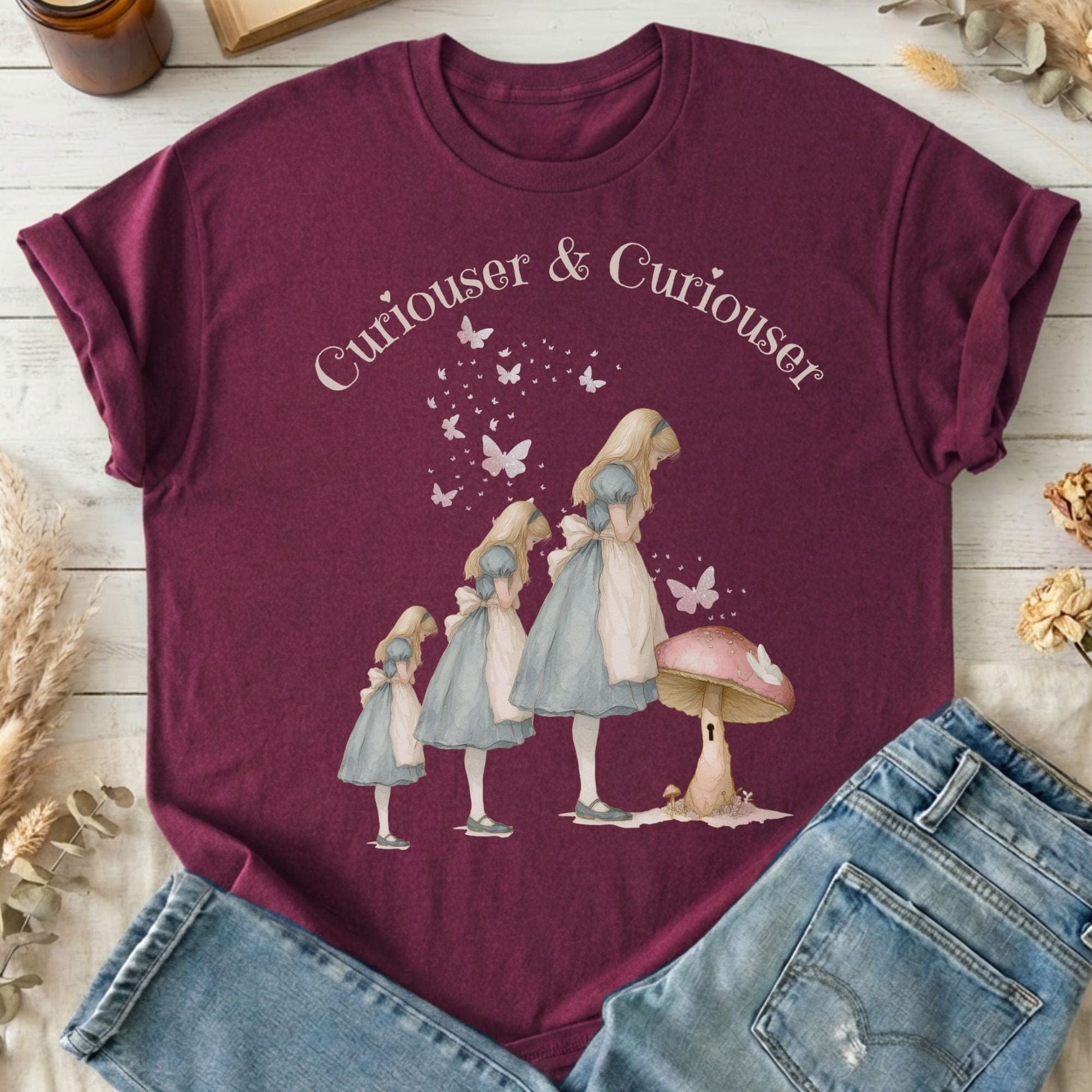 T-Shirt Maroon / S Design 257 T-Shirt The Mystic Eden