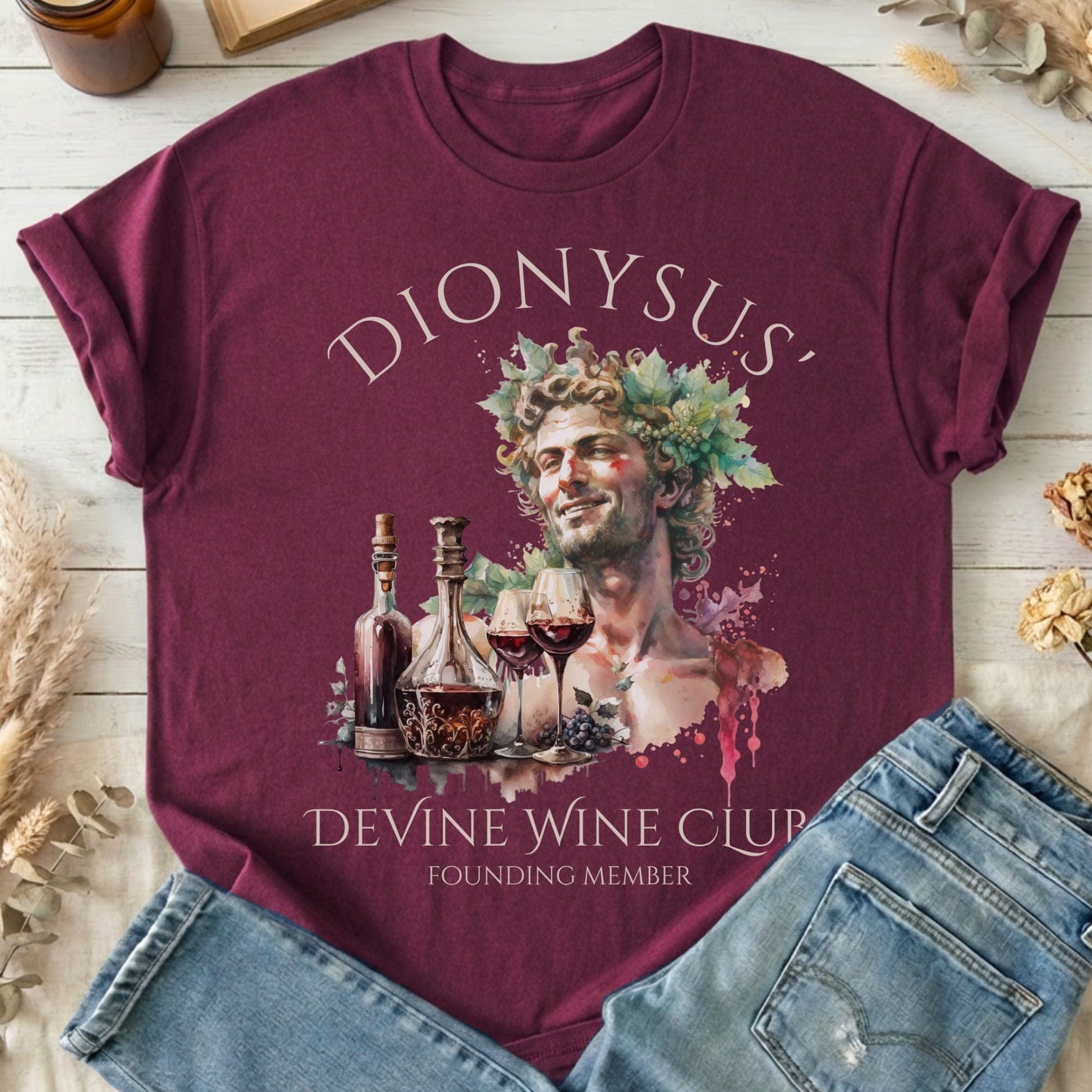 T-Shirt Maroon / S Design 273 T-Shirt The Mystic Eden