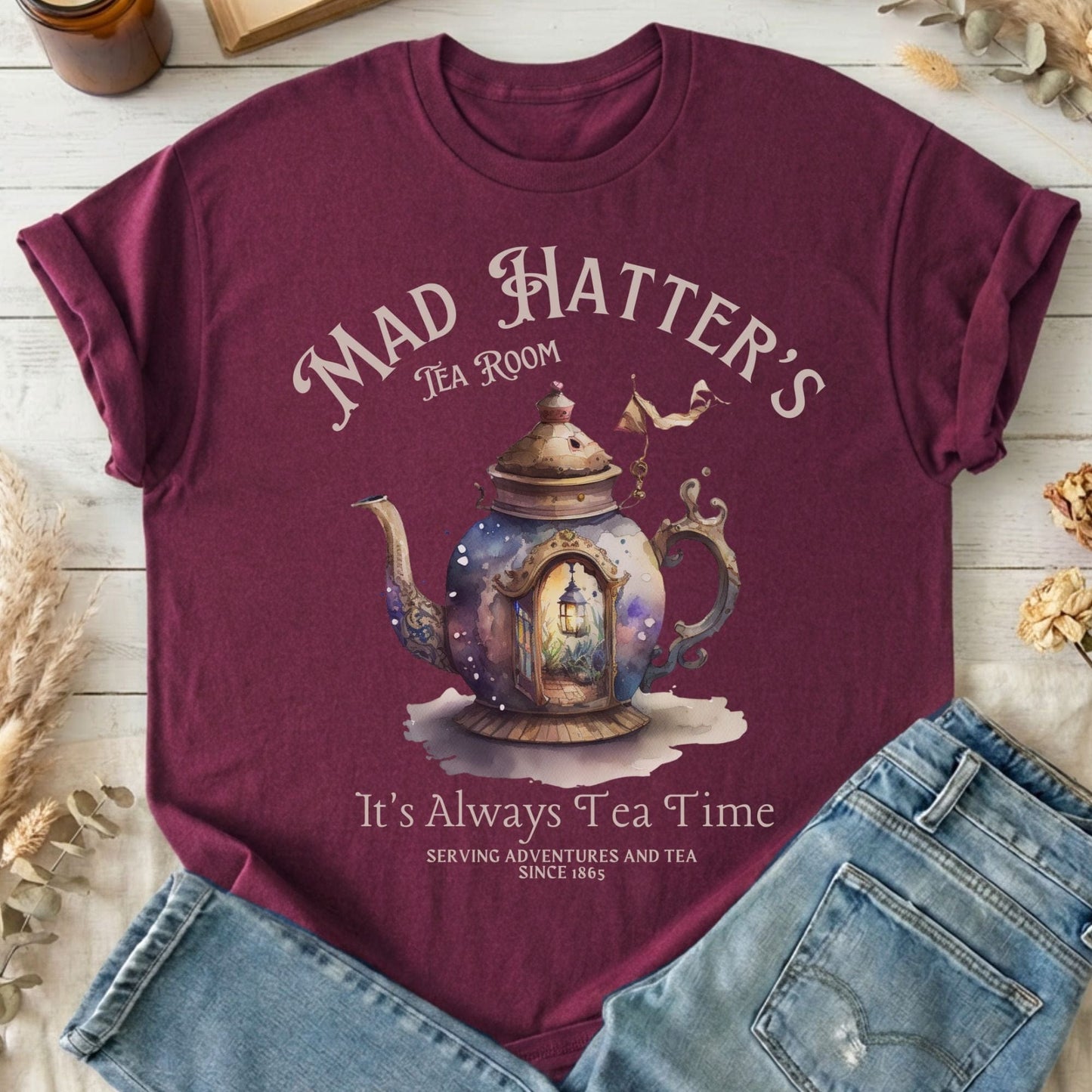 T-Shirt Maroon / S Design 29 T-Shirt The Mystic Eden