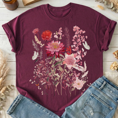 T-Shirt Maroon / S Design 3 T-Shirt The Mystic Eden