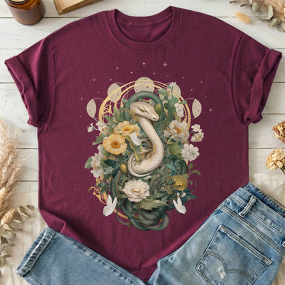 T-Shirt Maroon / S Design 45 T-Shirt The Mystic Eden