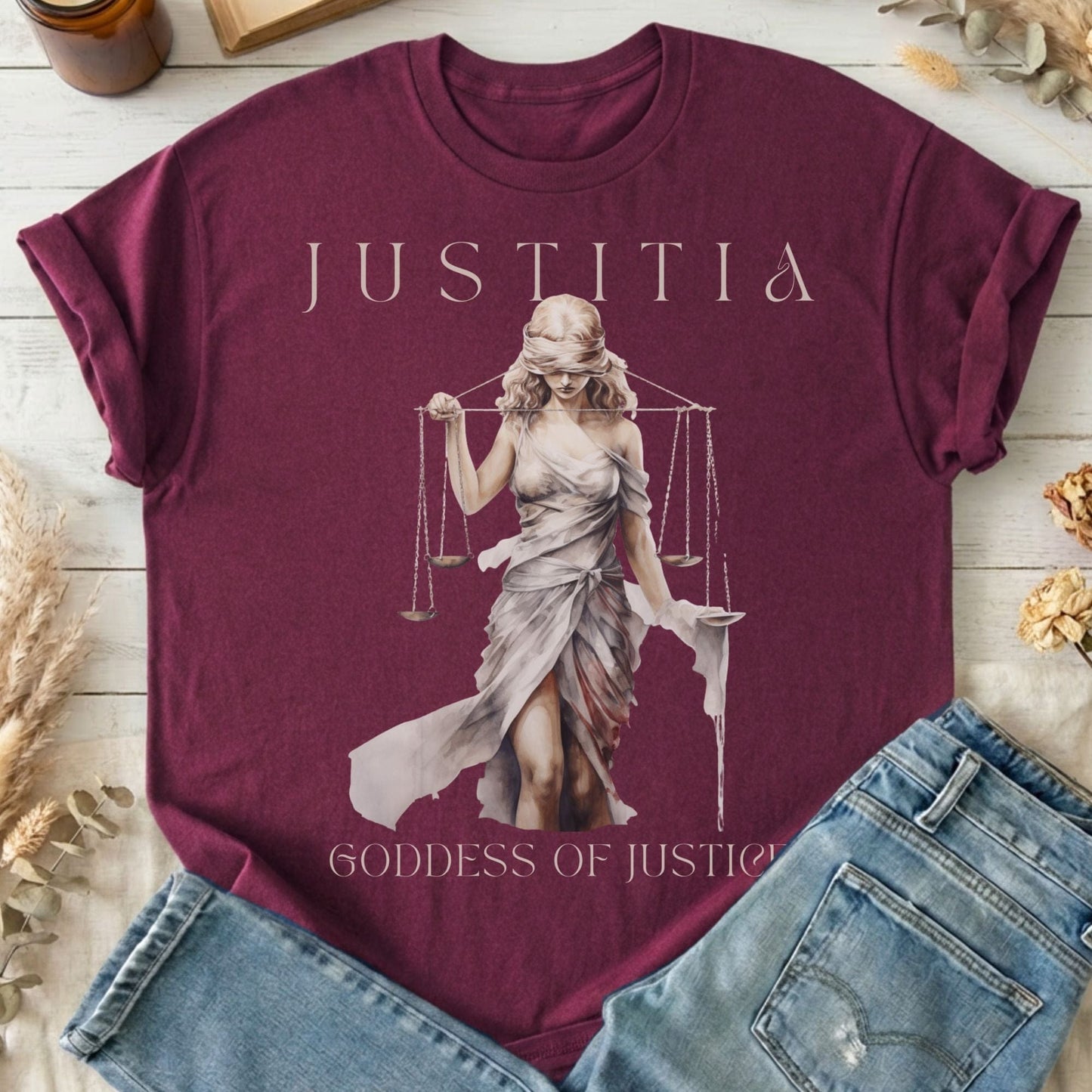 T-Shirt Maroon / S Design 47 T-Shirt The Mystic Eden