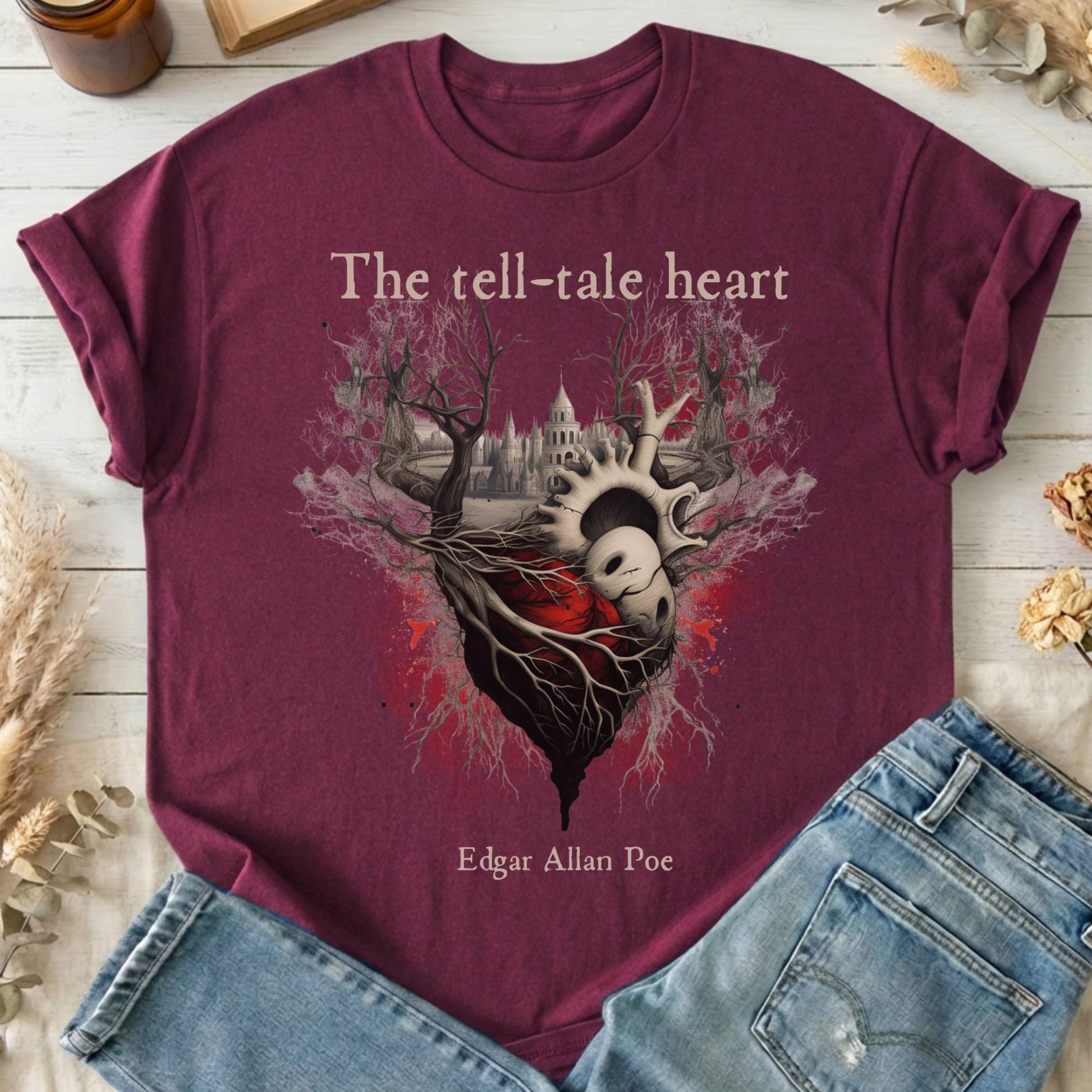 T-Shirt Maroon / S Design 52 T-Shirt The Mystic Eden
