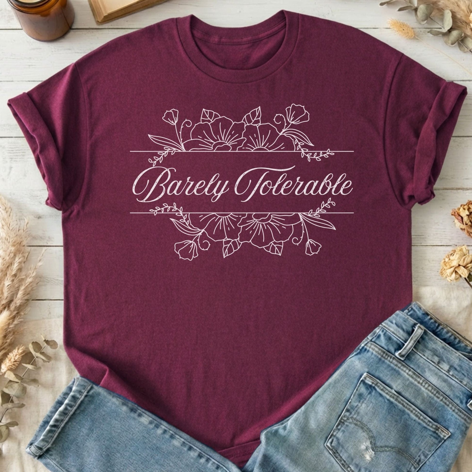 T-Shirt Maroon / S Design 64 T-Shirt The Mystic Eden