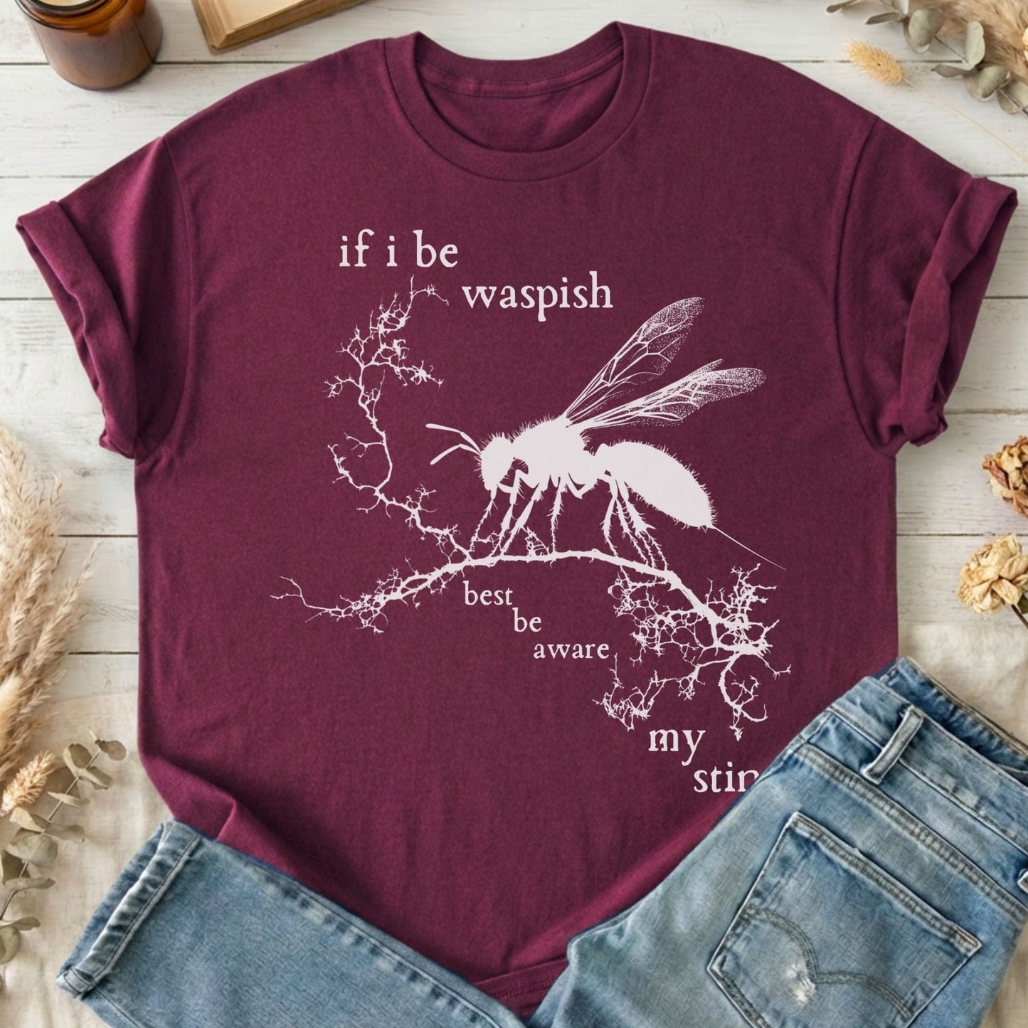 T-Shirt Maroon / S Design 71 T-Shirt The Mystic Eden