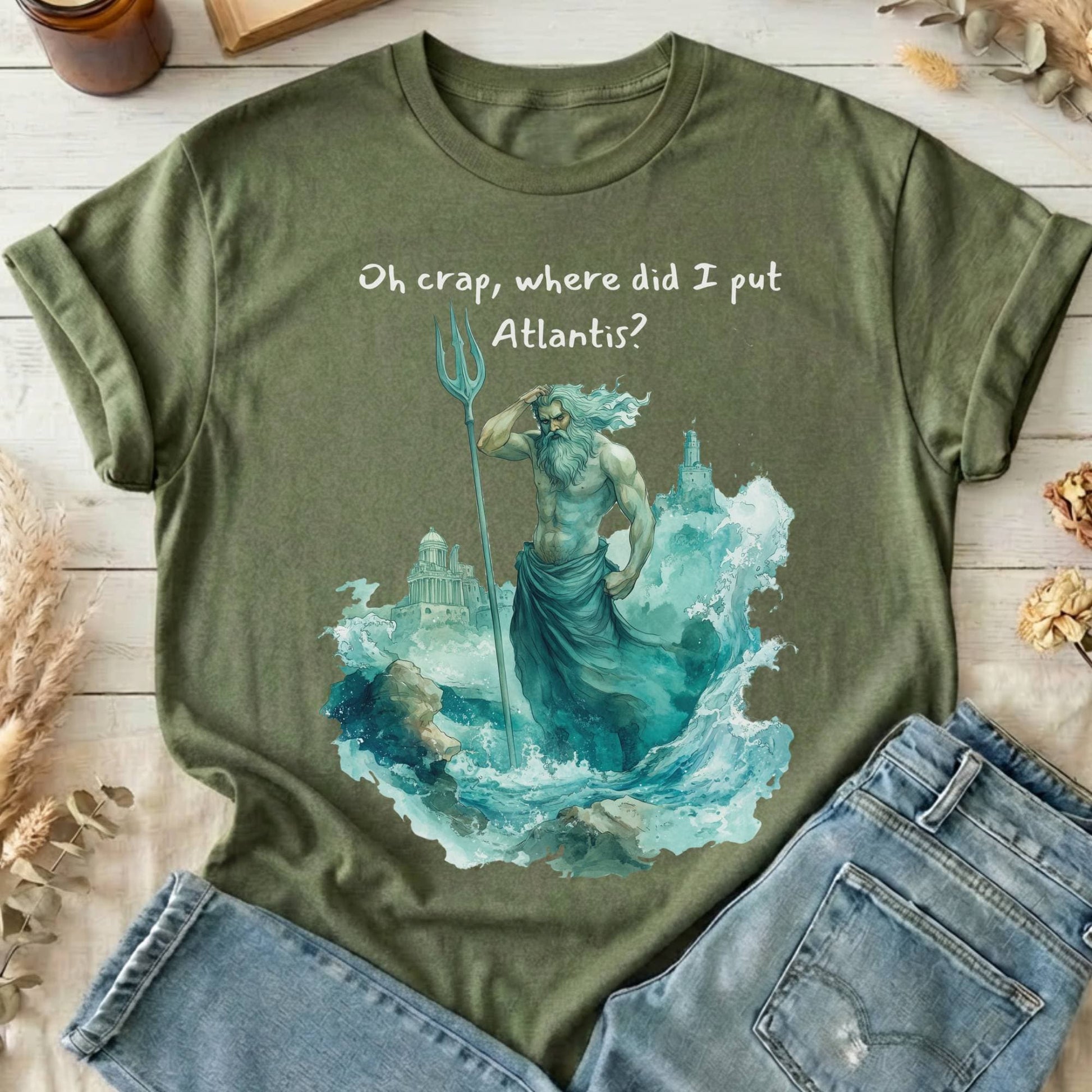 T-Shirt Military Green / S Design 102 T-Shirt The Mystic Eden