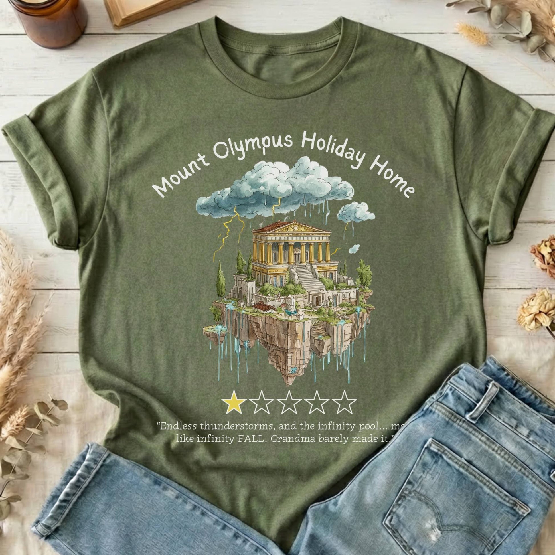 T-Shirt Military Green / S Design 104 T-Shirt The Mystic Eden