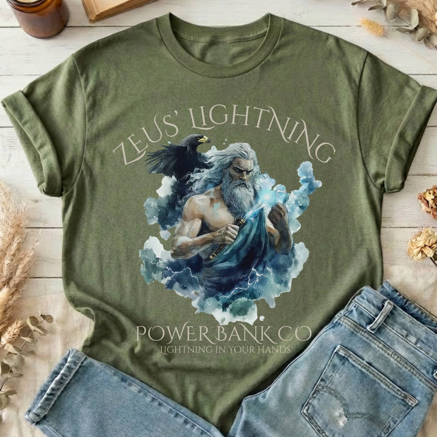 T-Shirt Military Green / S Design 107 T-Shirt The Mystic Eden