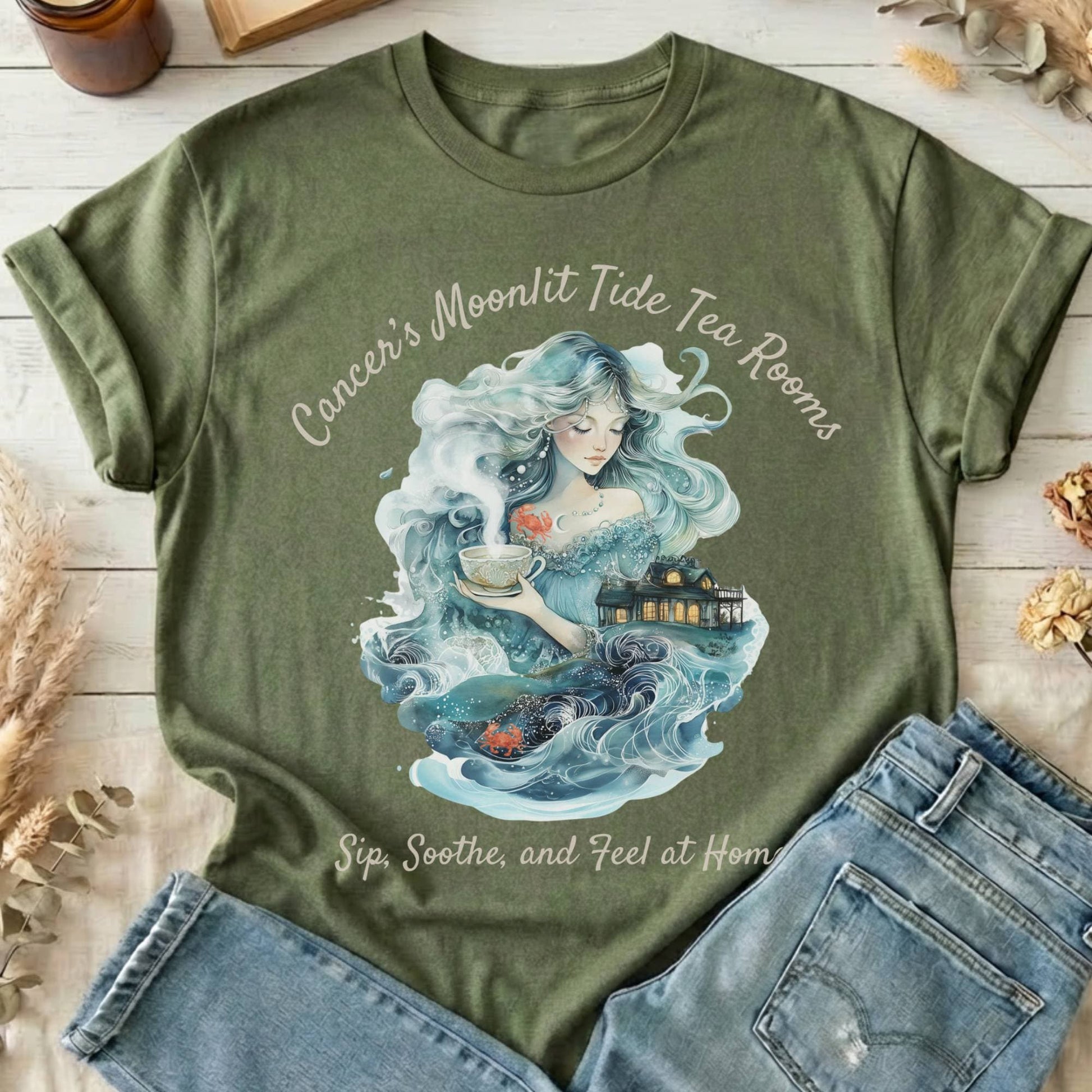 T-Shirt Military Green / S Design 149 T-Shirt The Mystic Eden