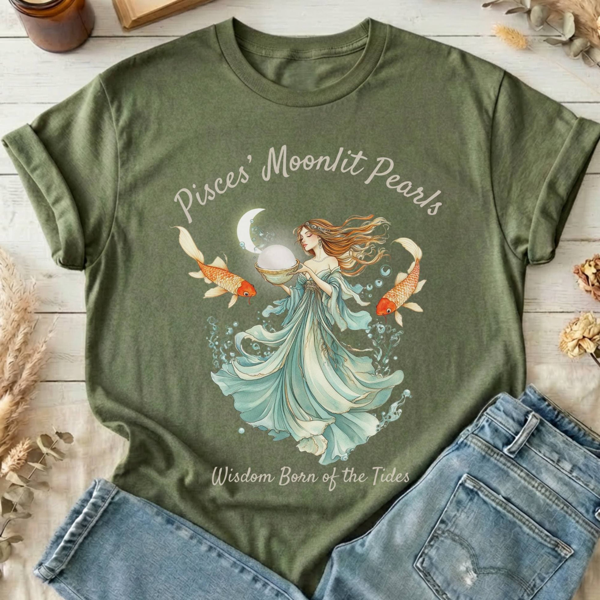 T-Shirt Military Green / S Design 150 T-Shirt The Mystic Eden