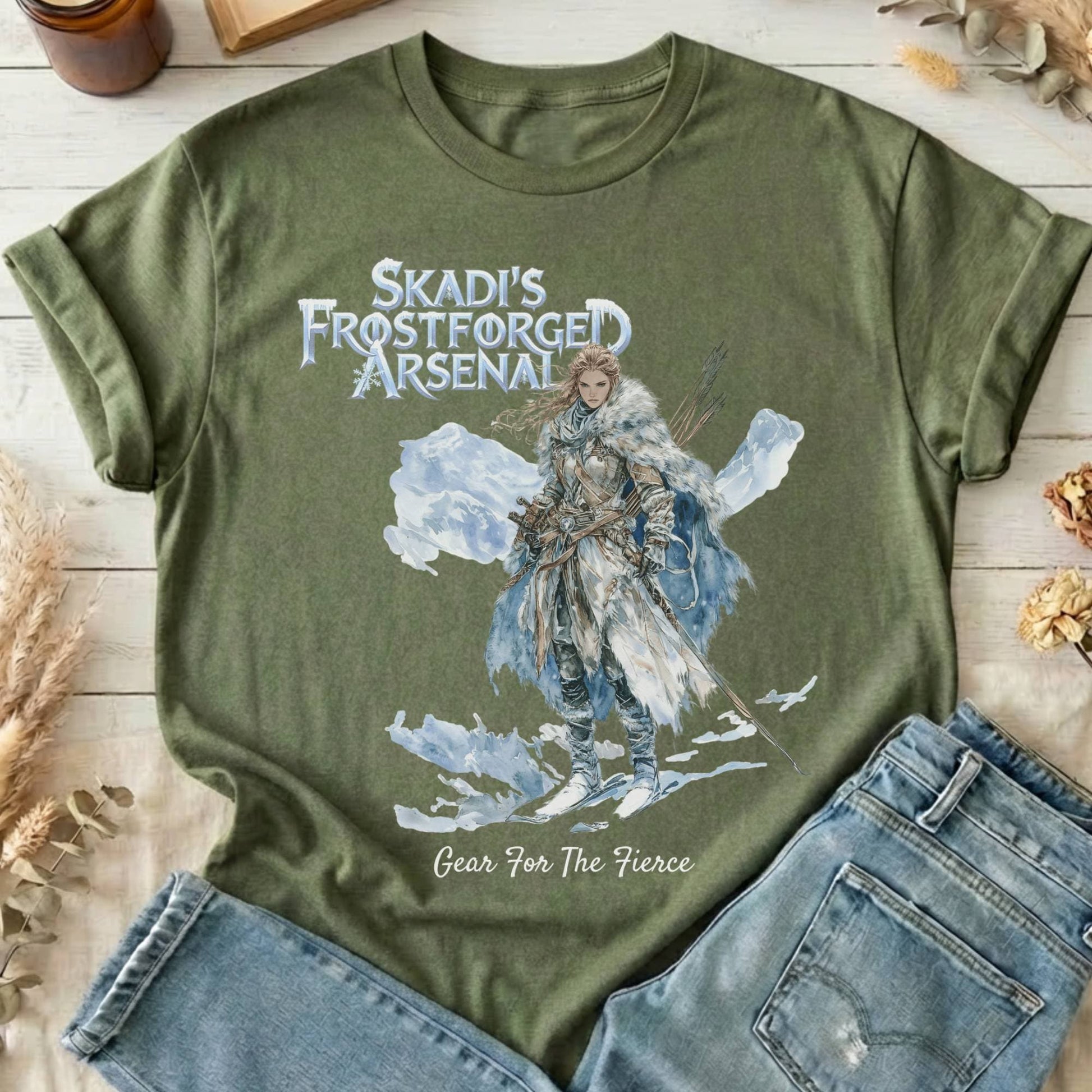 T-Shirt Military Green / S Design 169 T-Shirt The Mystic Eden