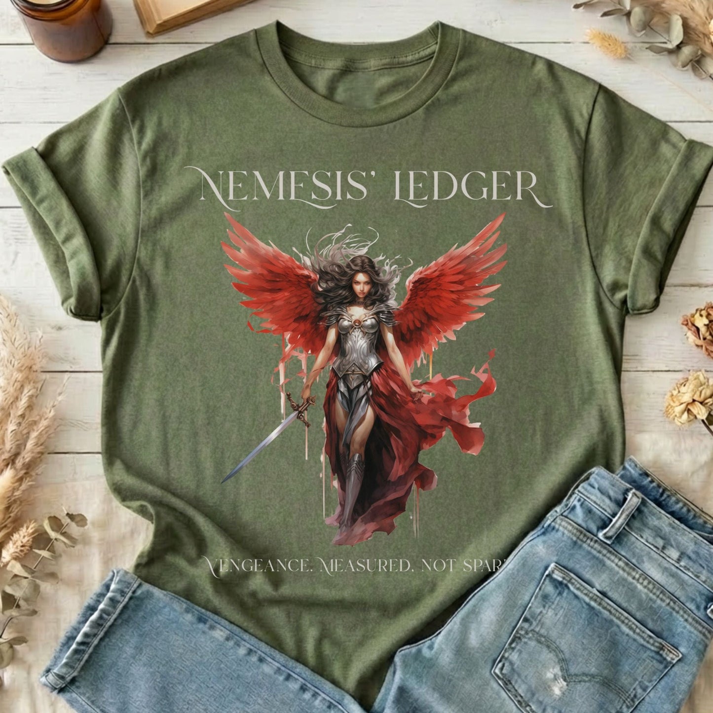 T-Shirt Military Green / S Design 218 T-Shirt The Mystic Eden
