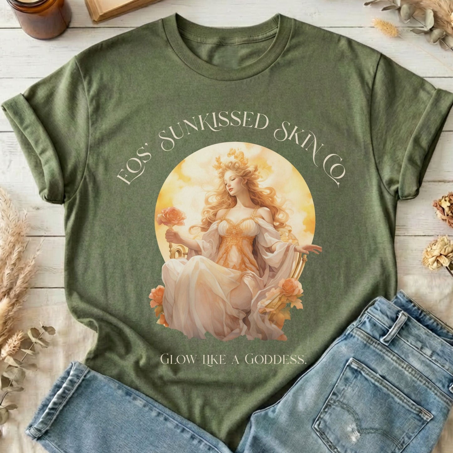 T-Shirt Military Green / S Design 219 T-Shirt The Mystic Eden