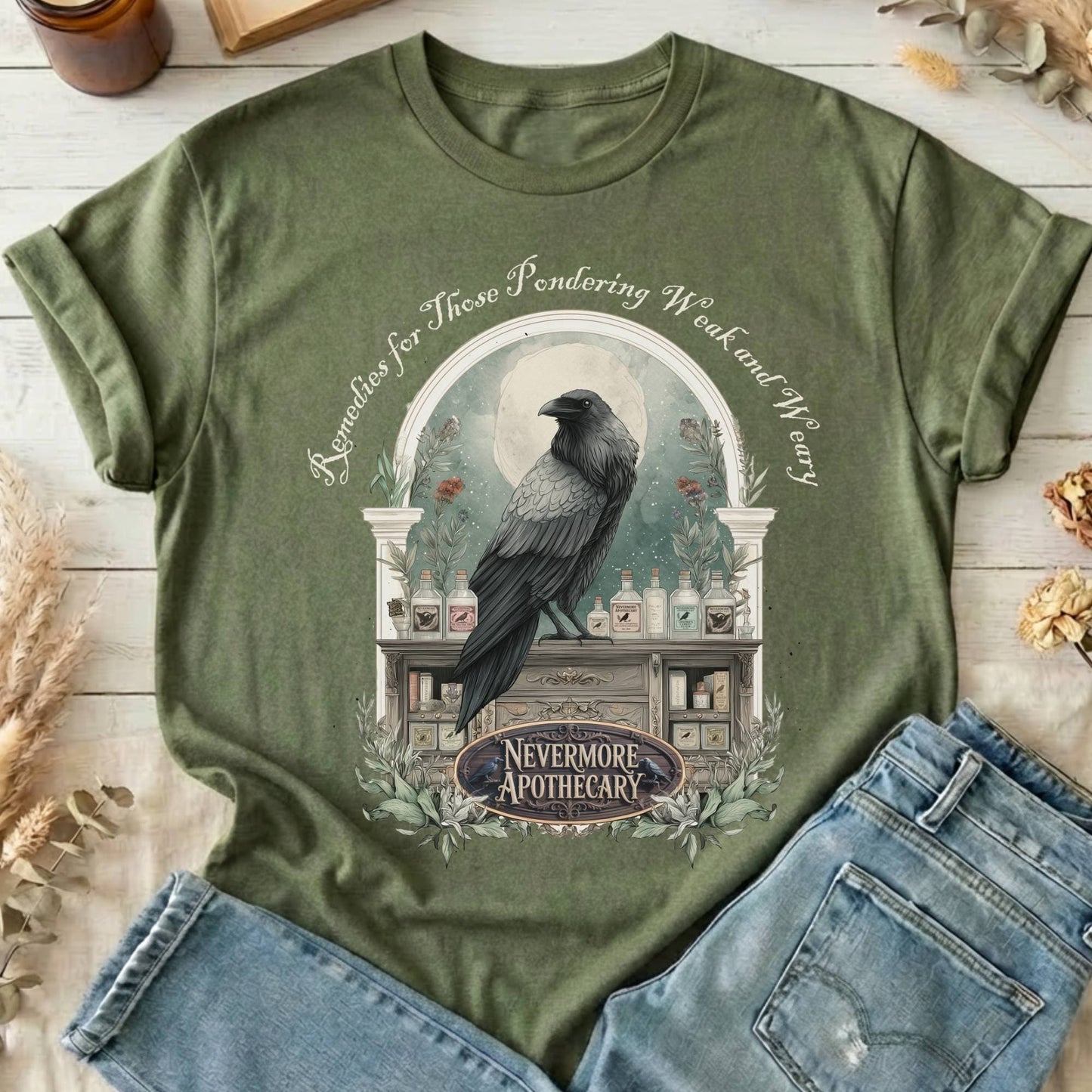 T-Shirt Military Green / S Design 238 T-Shirt The Mystic Eden