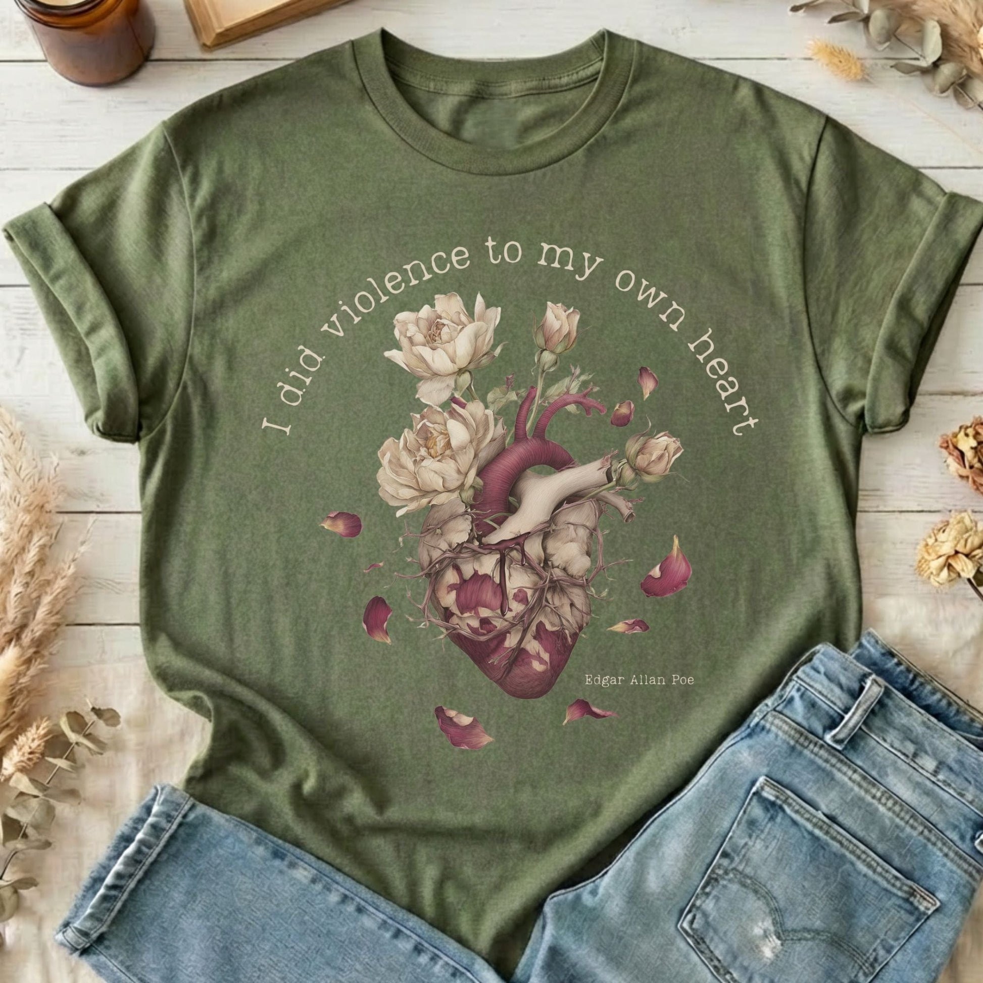 T-Shirt Military Green / S Design 252 T-Shirt The Mystic Eden