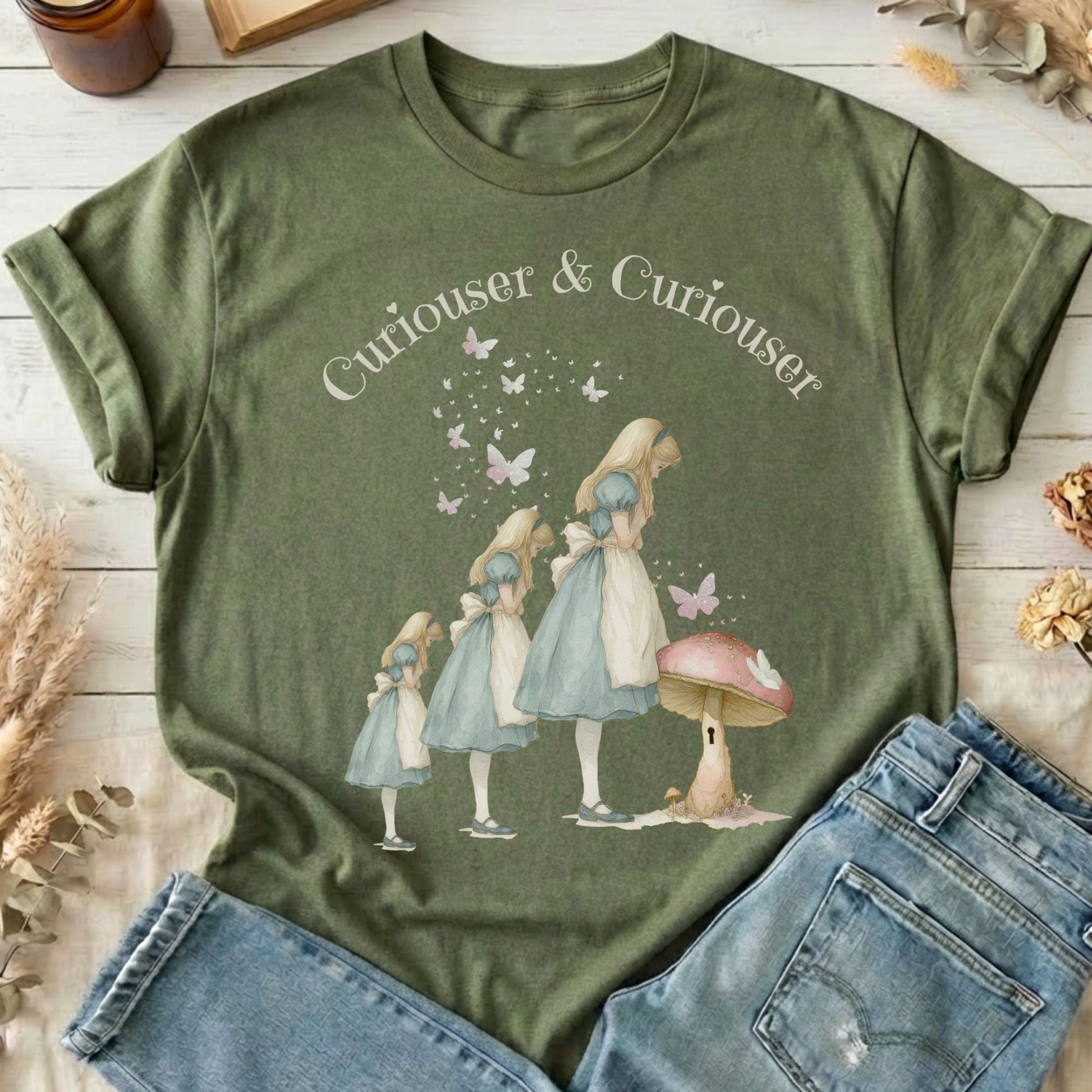 T-Shirt Military Green / S Design 257 T-Shirt The Mystic Eden