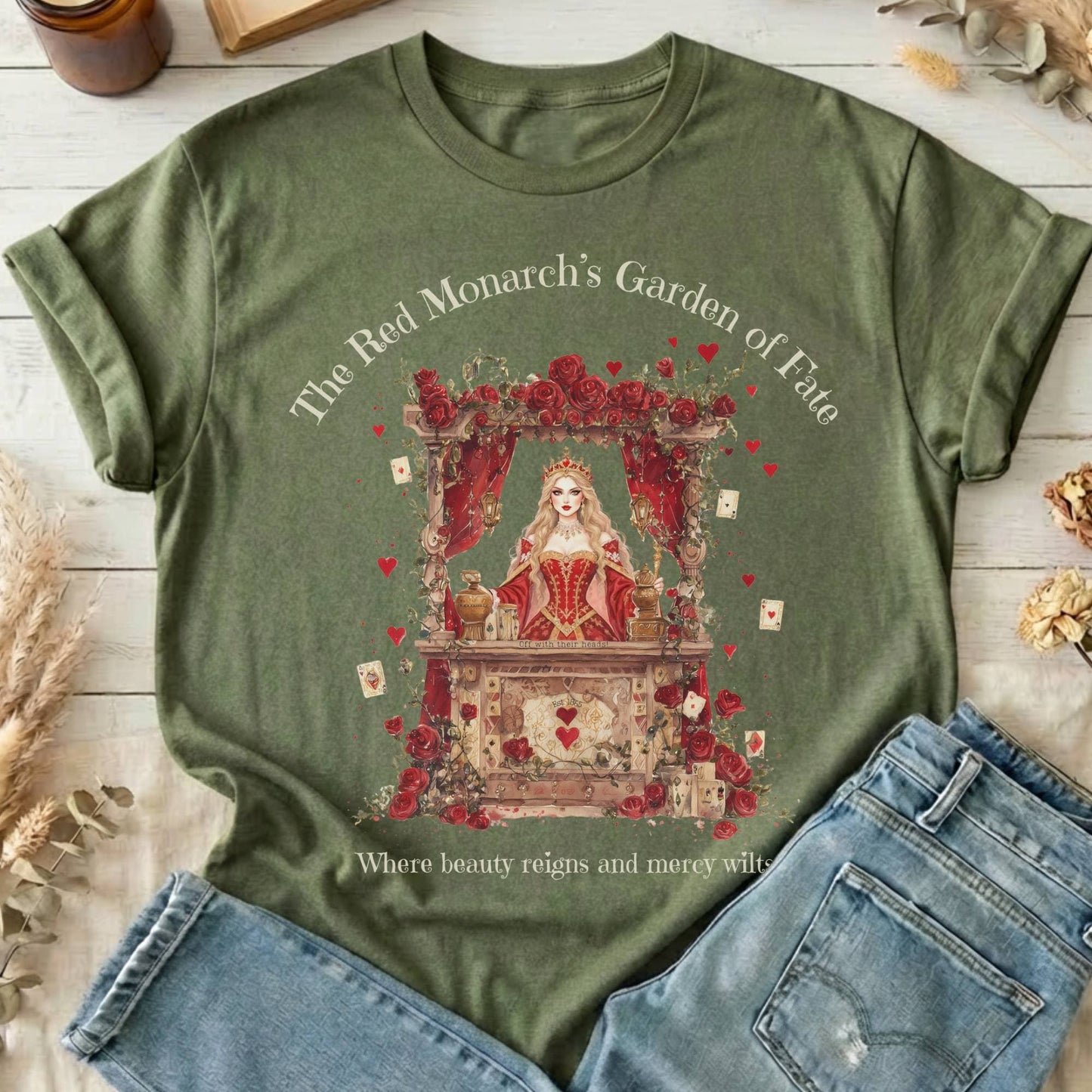 T-Shirt Military Green / S Design 258 T-Shirt The Mystic Eden