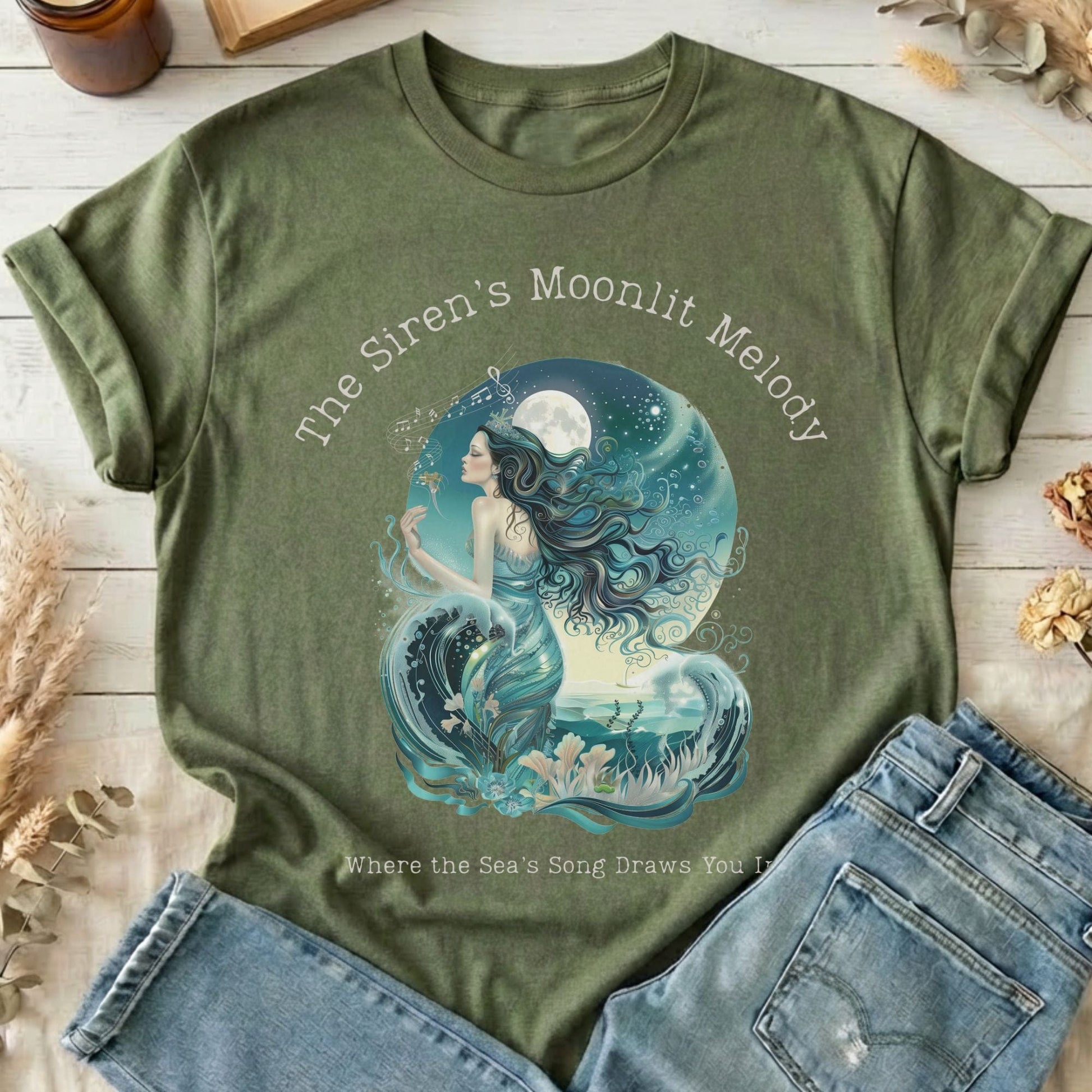 T-Shirt Military Green / S Design 272 T-Shirt The Mystic Eden