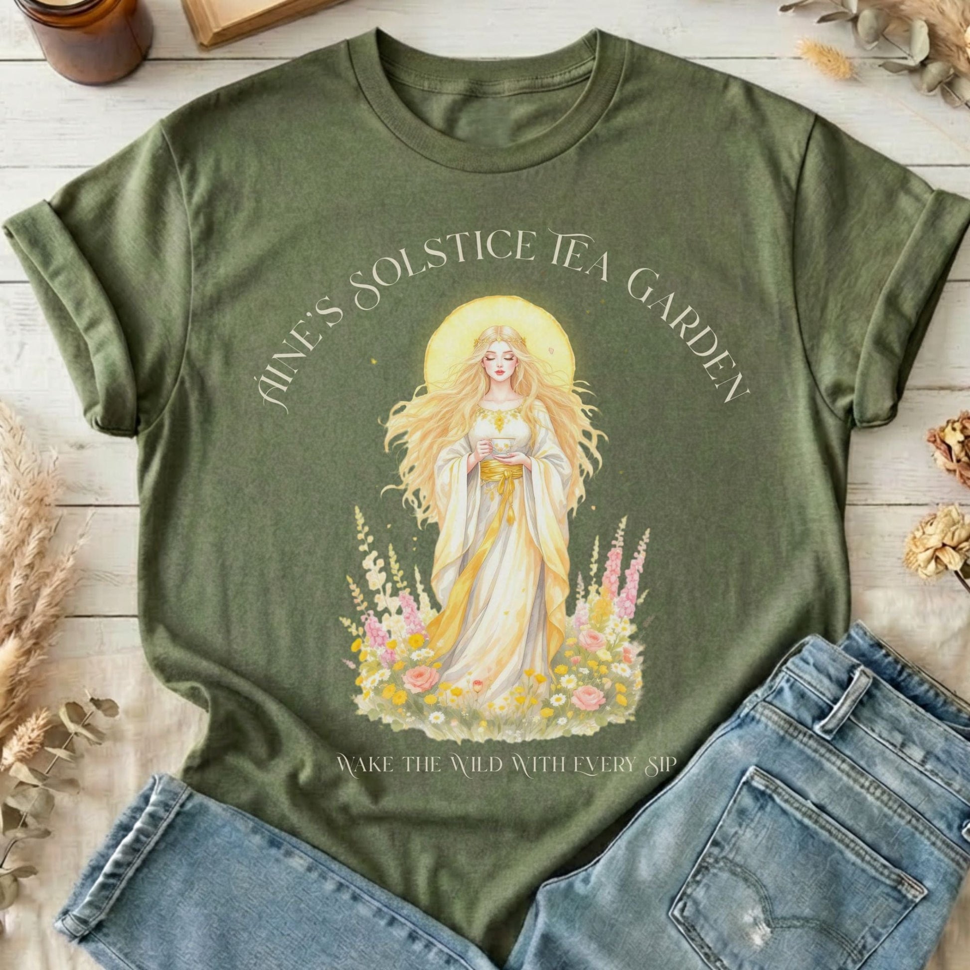T-Shirt Military Green / S Design 275 T-Shirt The Mystic Eden