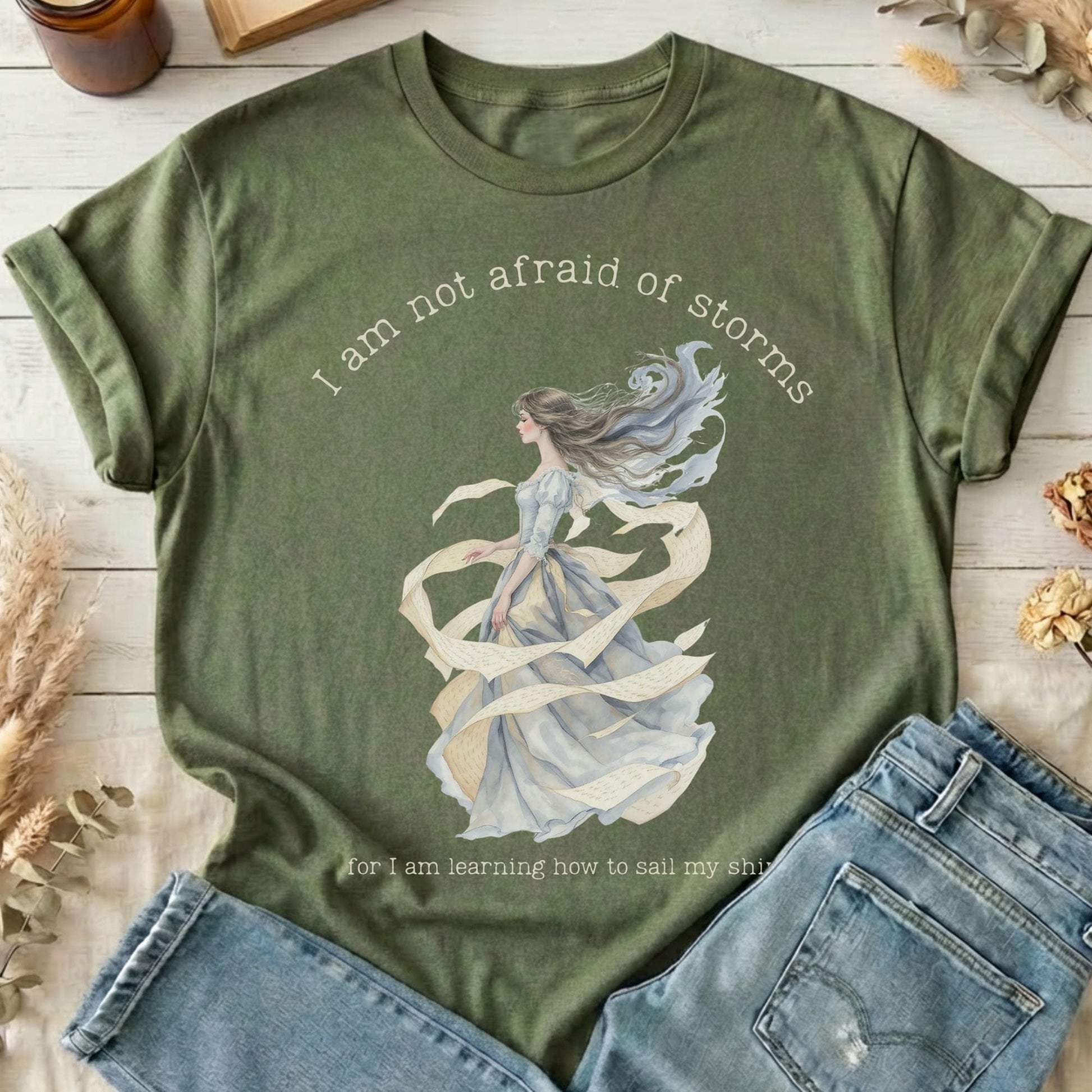 T-Shirt Military Green / S Design 285 T-Shirt The Mystic Eden