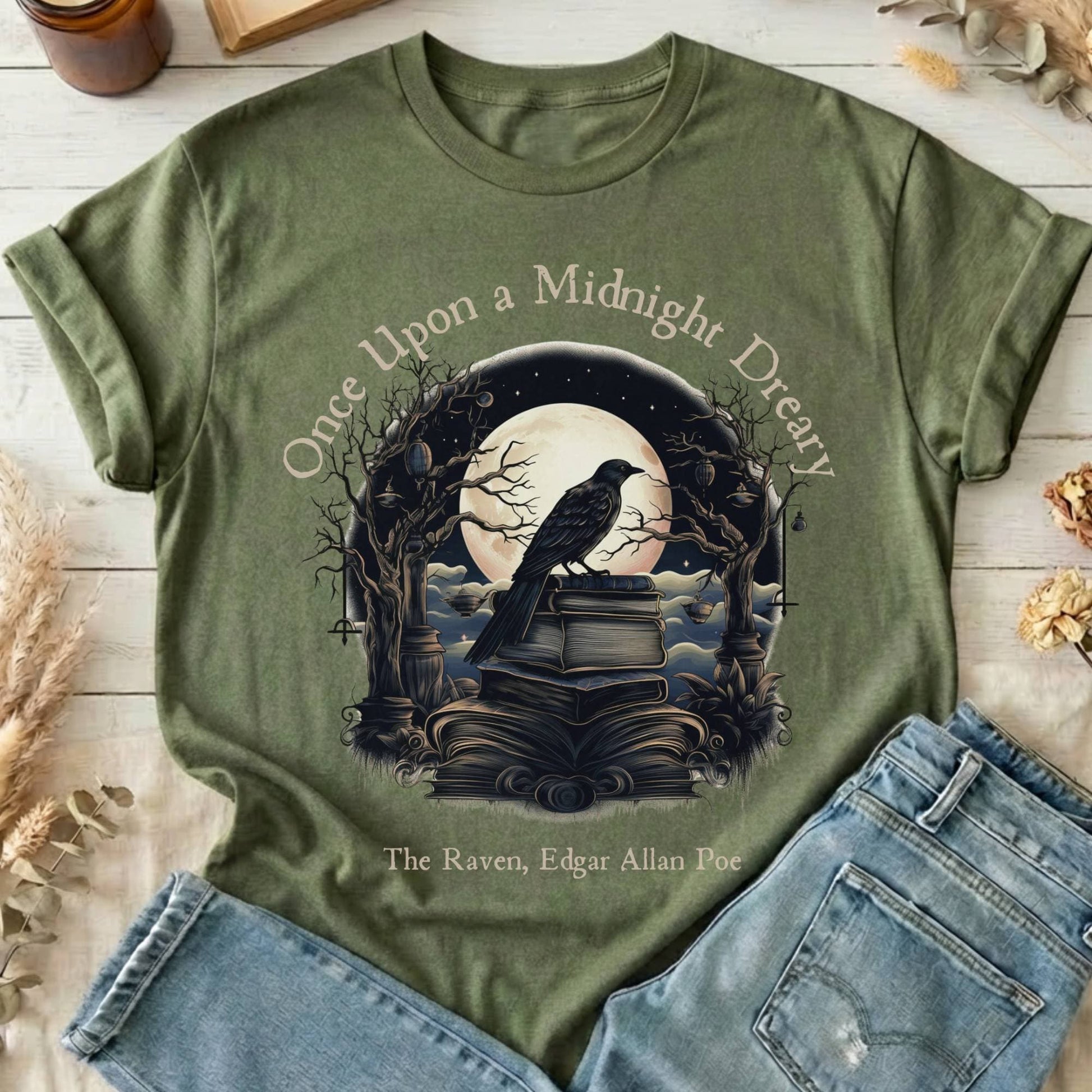 T-Shirt Military Green / S Design 50 T-Shirt The Mystic Eden