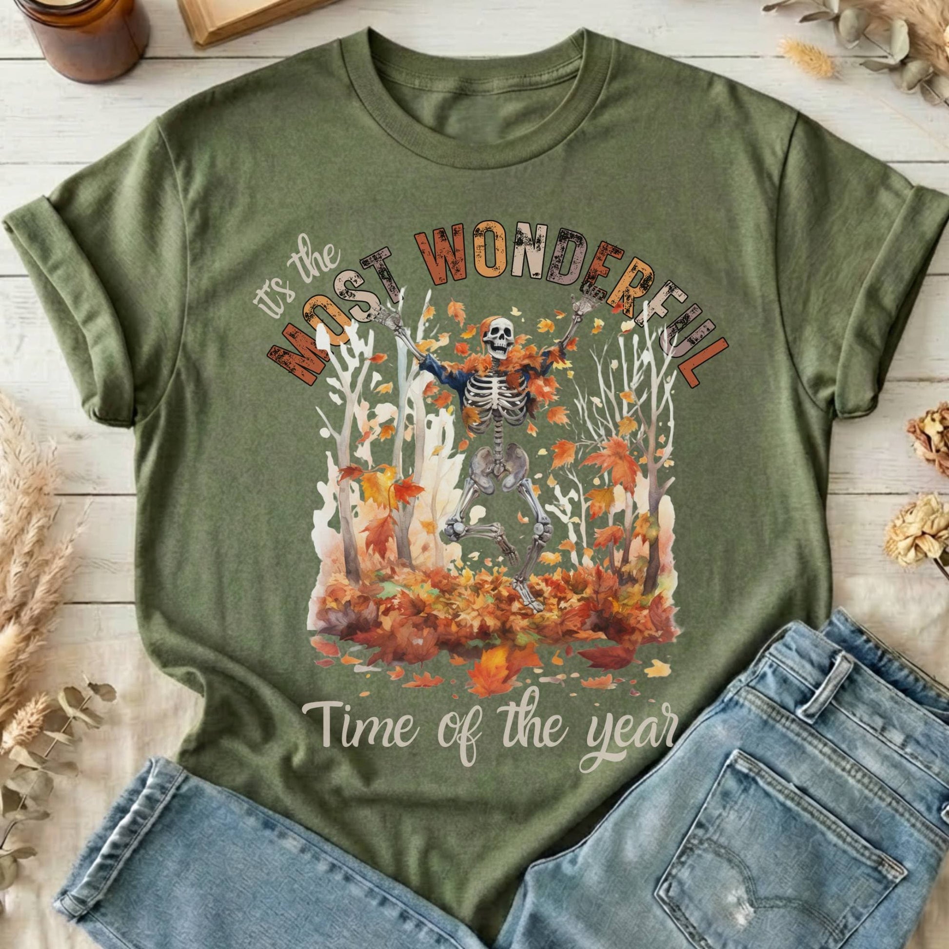 T-Shirt Military Green / S Design 53 T-Shirt The Mystic Eden