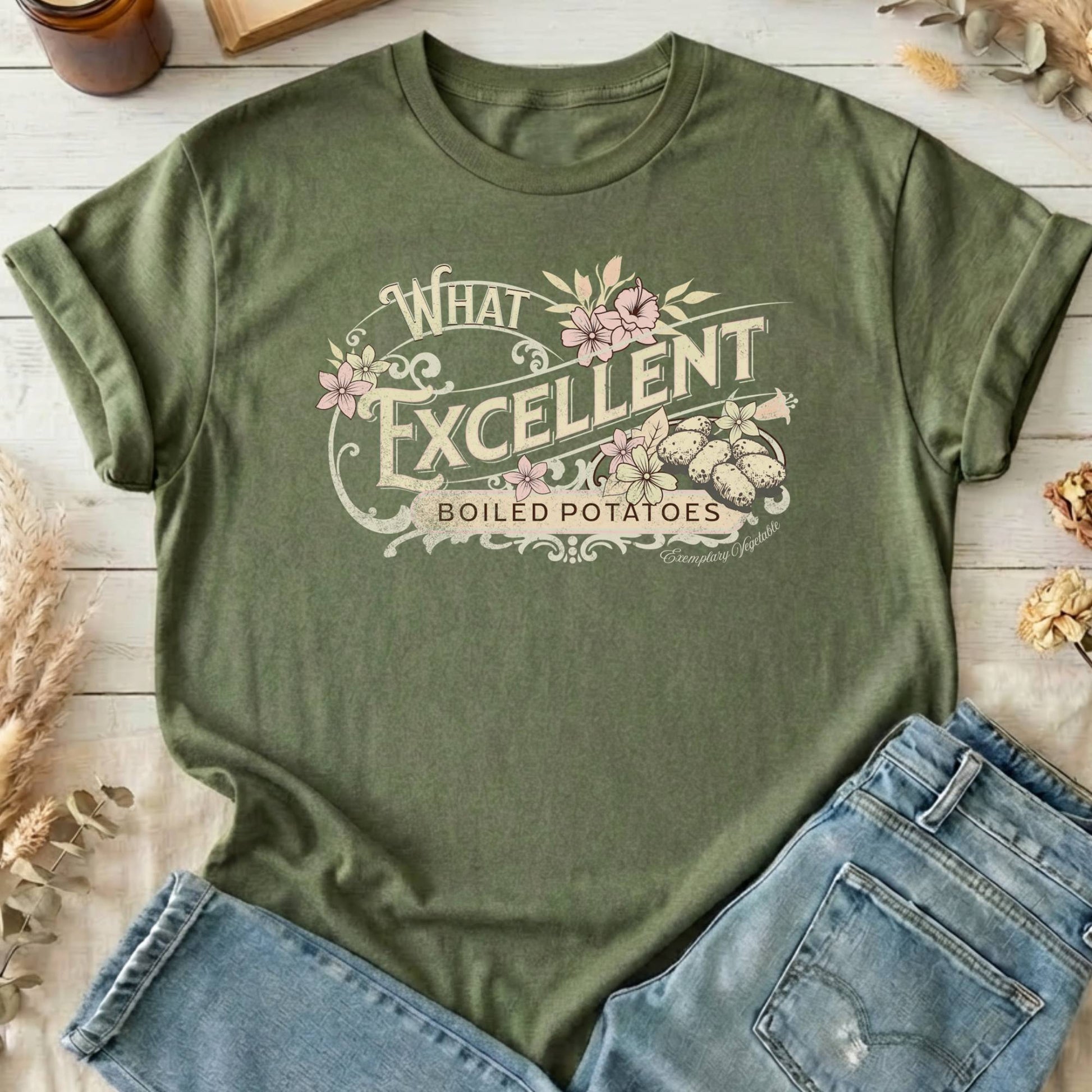 T-Shirt Military Green / S Design 65 T-Shirt The Mystic Eden