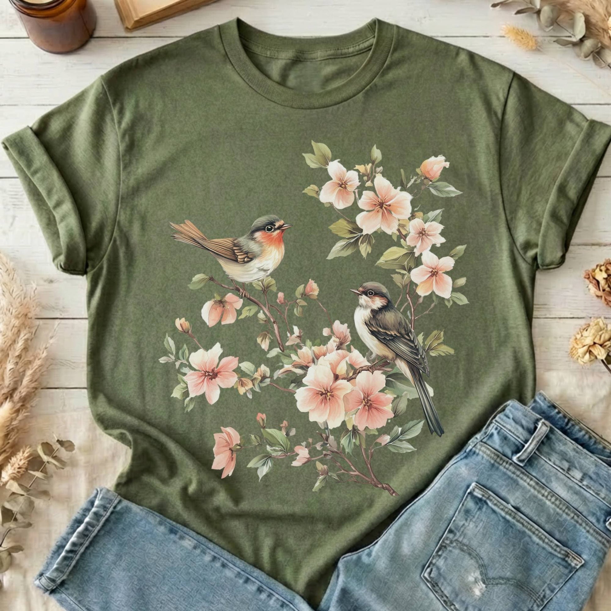 T-Shirt Military Green / S Design 70 T-Shirt The Mystic Eden