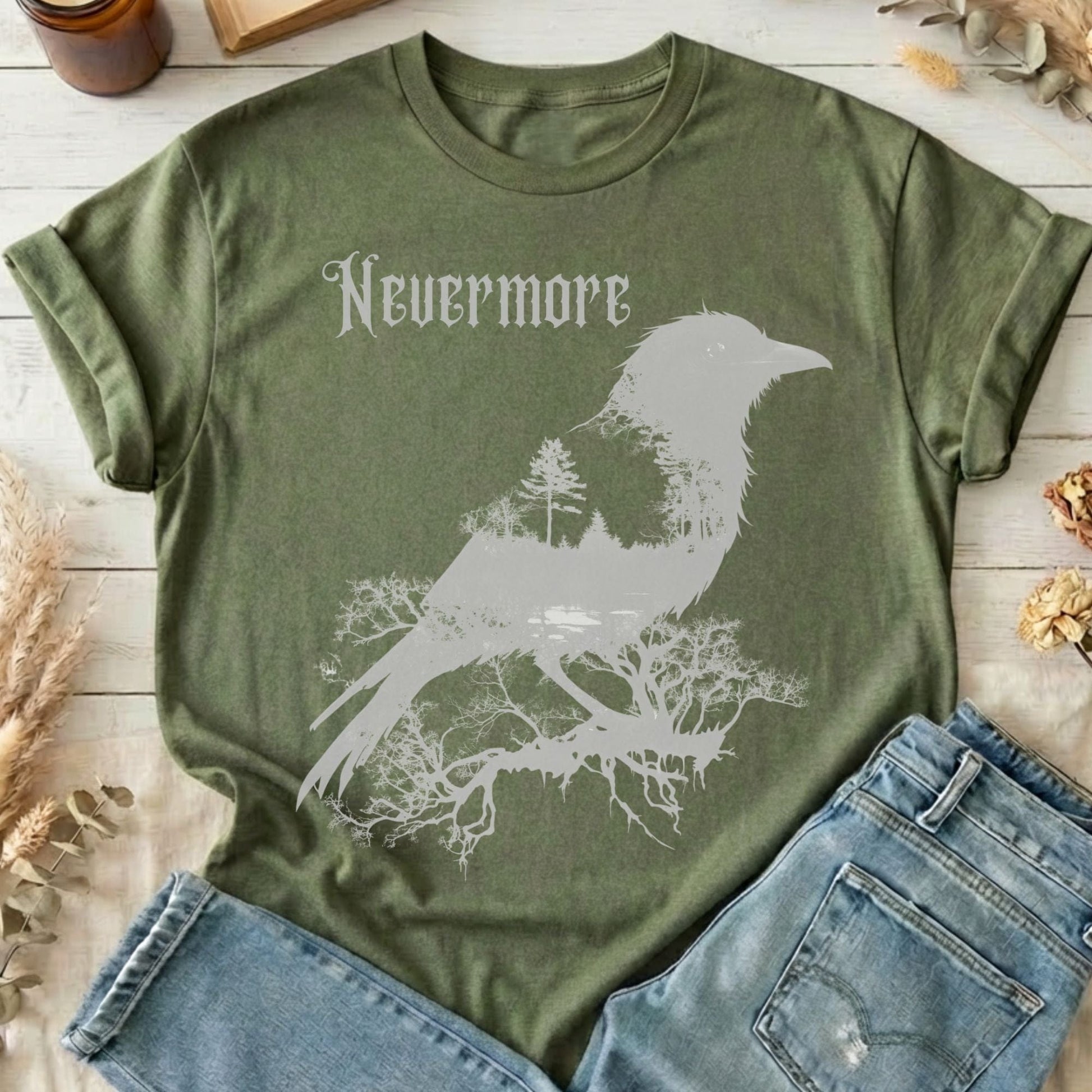 T-Shirt Military Green / S Design 72 T-Shirt The Mystic Eden