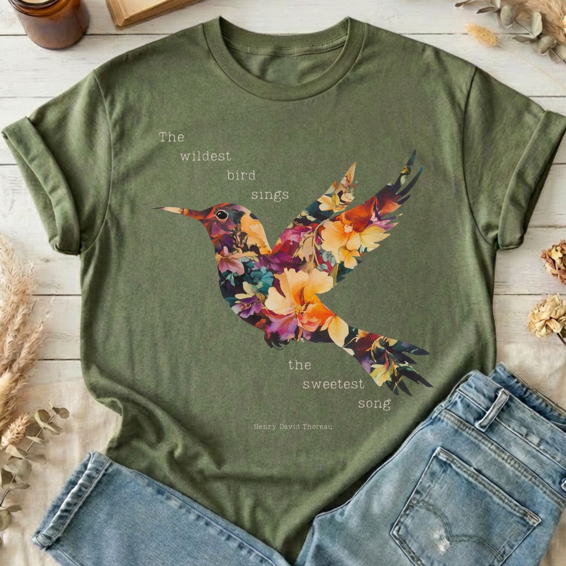 T-Shirt Military Green / S Design 73 T-Shirt The Mystic Eden