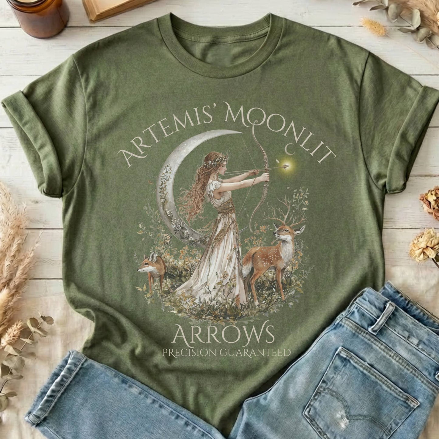 T-Shirt Military Green / S Design 98 T-Shirt The Mystic Eden