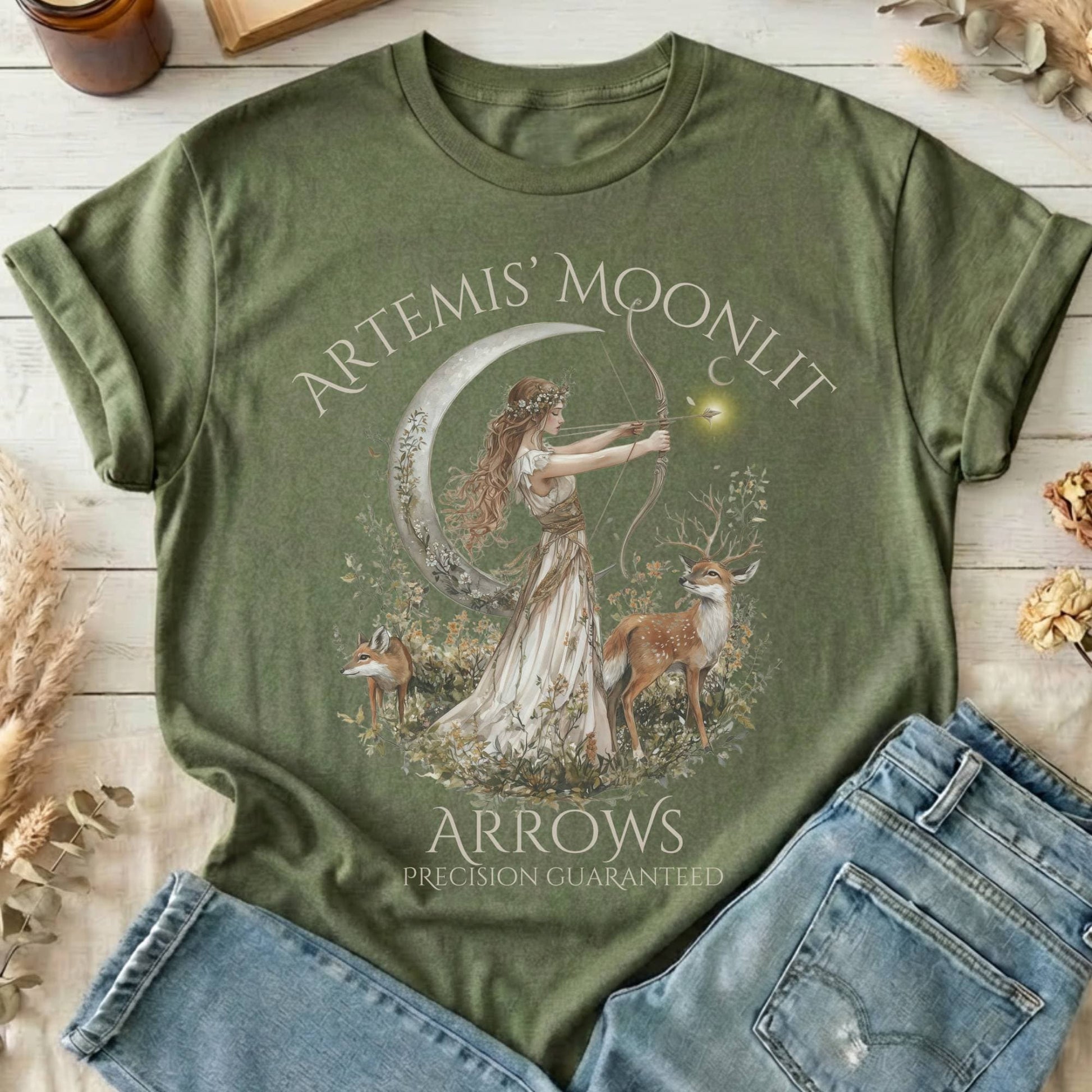 T-Shirt Military Green / S Design 98 T-Shirt The Mystic Eden