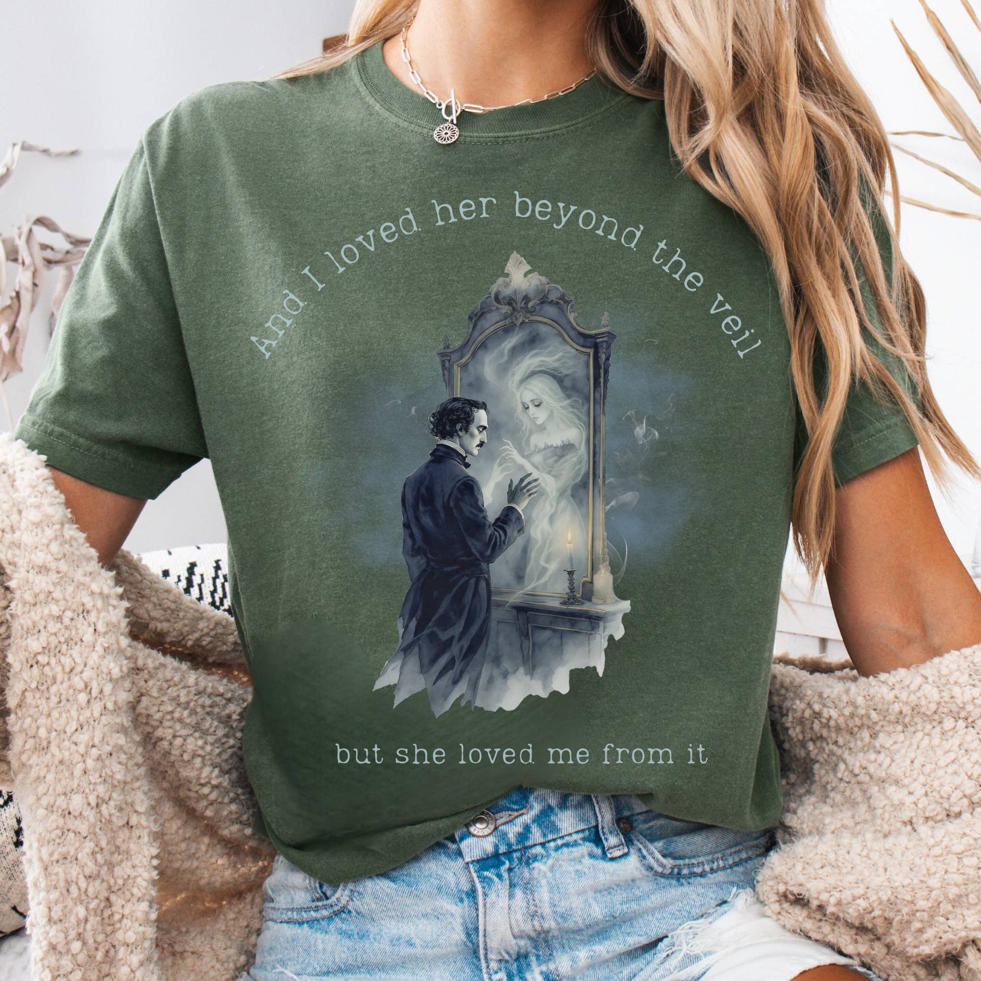 T-Shirt Moss / S And I Loved Her Beyond The Veil Poe Tee The Mystic Eden