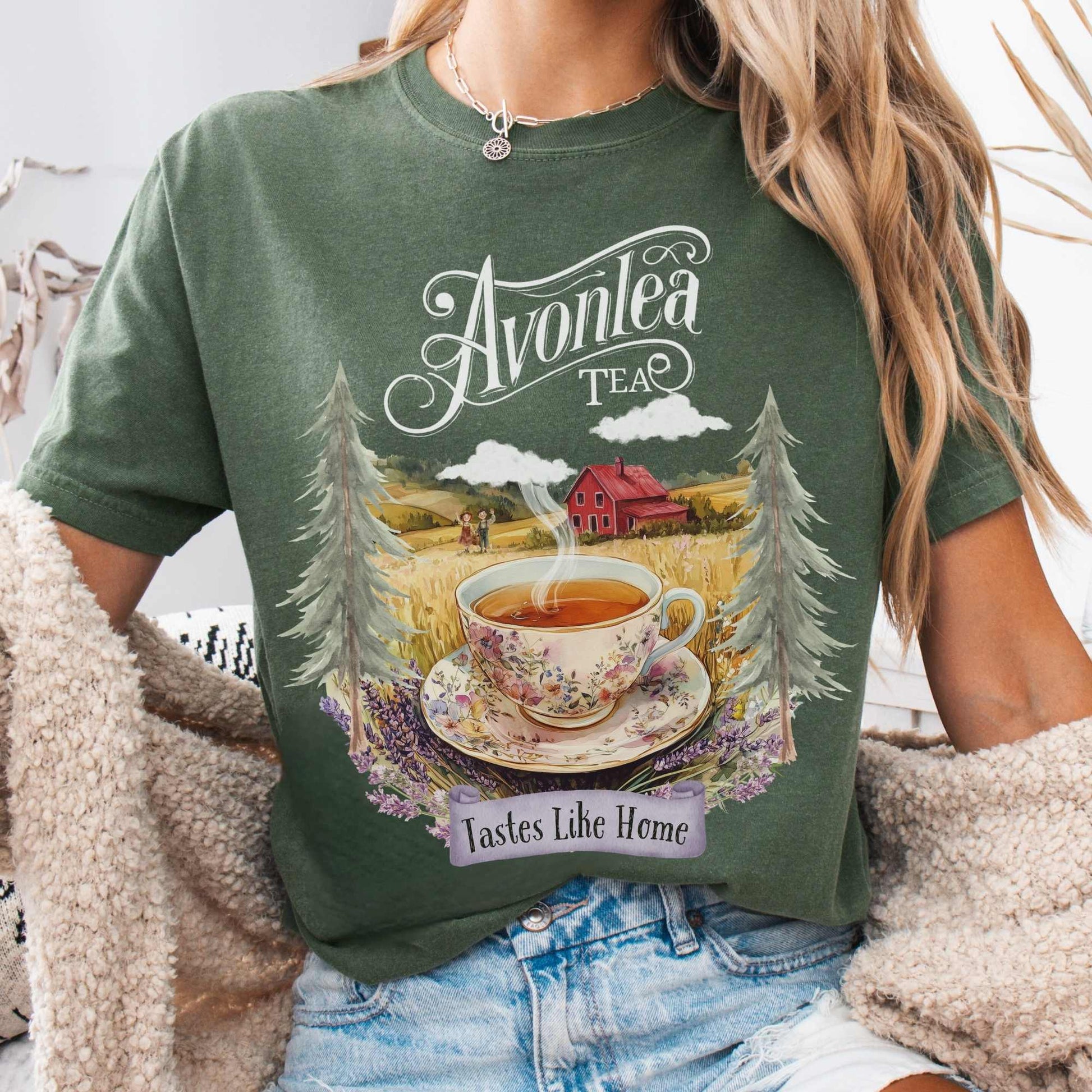 T-Shirt Moss / S Avonlea Tee Anne of Green Gables Tee The Mystic Eden