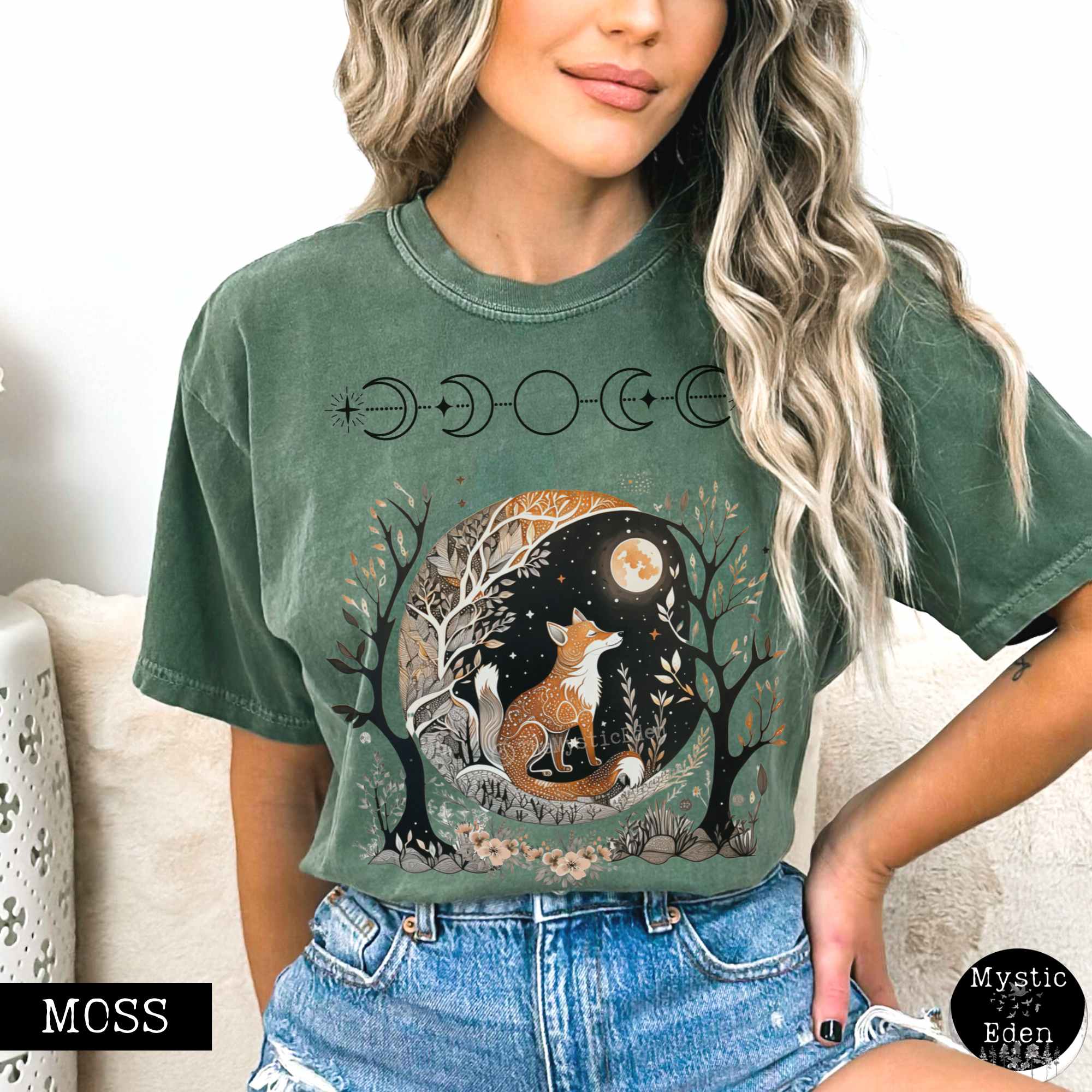 Fox goblincore shirt witchy whimsigoth t-shirt – The Mystic Eden
