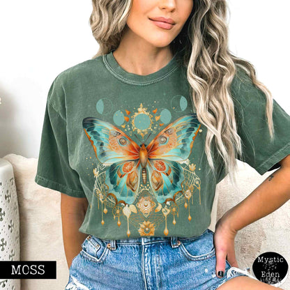 T-Shirt Mystical and Whimsical Butterfly Shirt The Mystic Eden